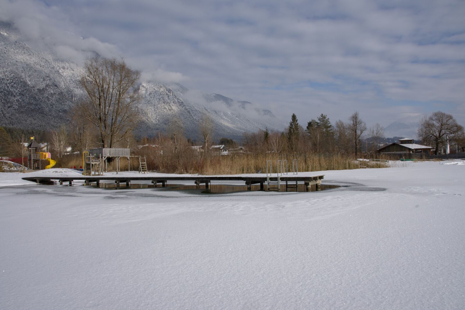 Nikon D7200 sample photo. Winter, snow, water photography