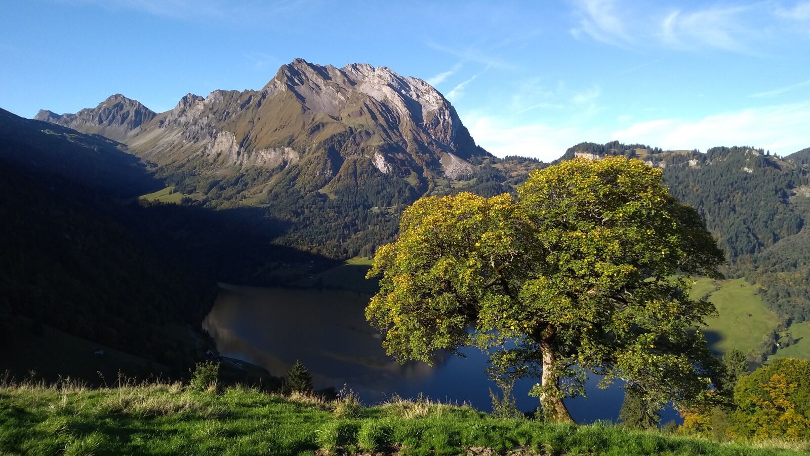 Motorola Moto G (5S) Plus sample photo. Switzerland, mountain, lake photography