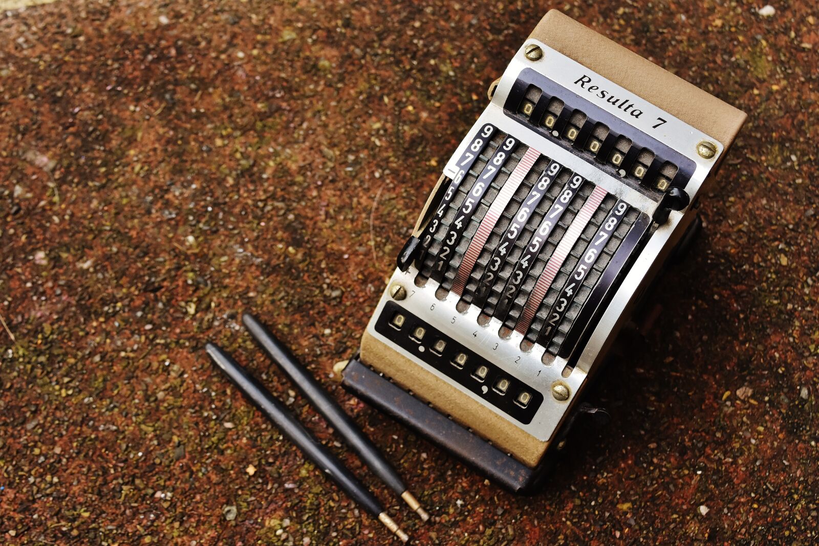 Nikon D7200 sample photo. Resulta 7, old, calculating machine photography