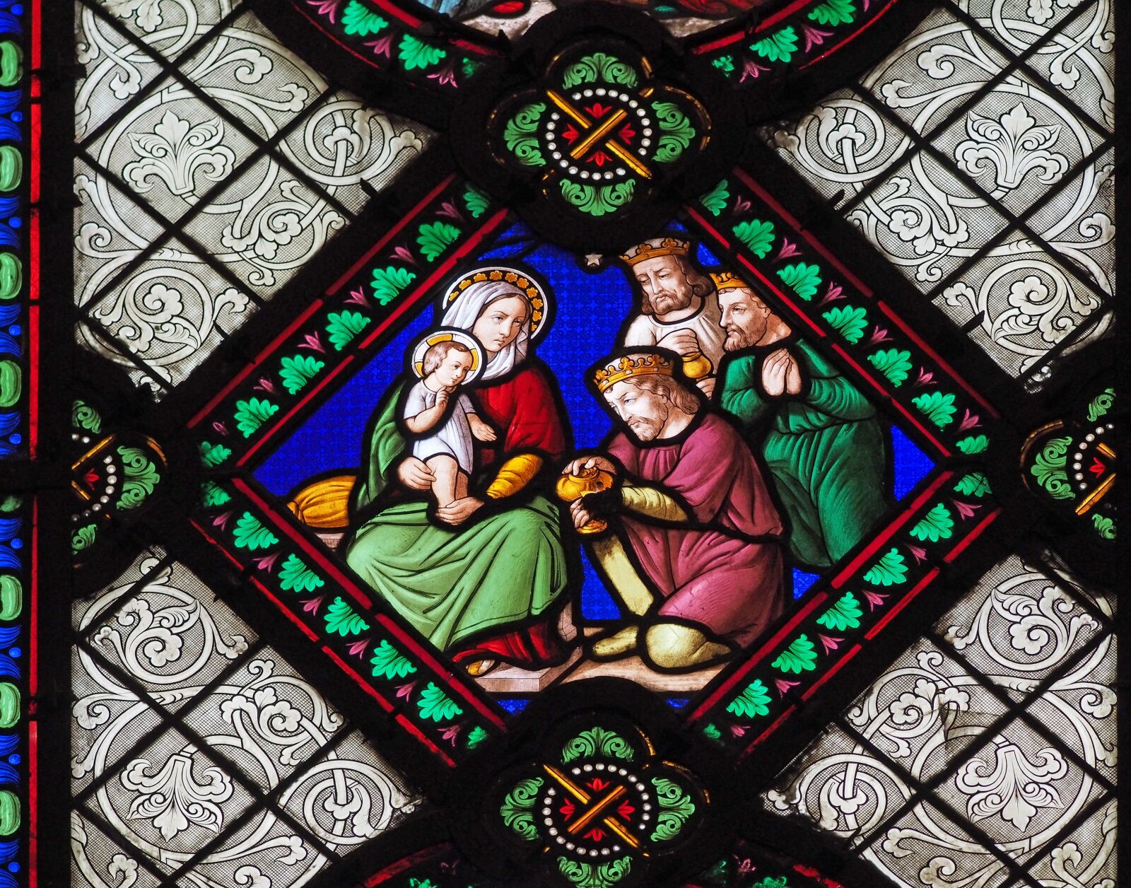 OLYMPUS 50mm Lens sample photo. Stained glass, heritage, church photography