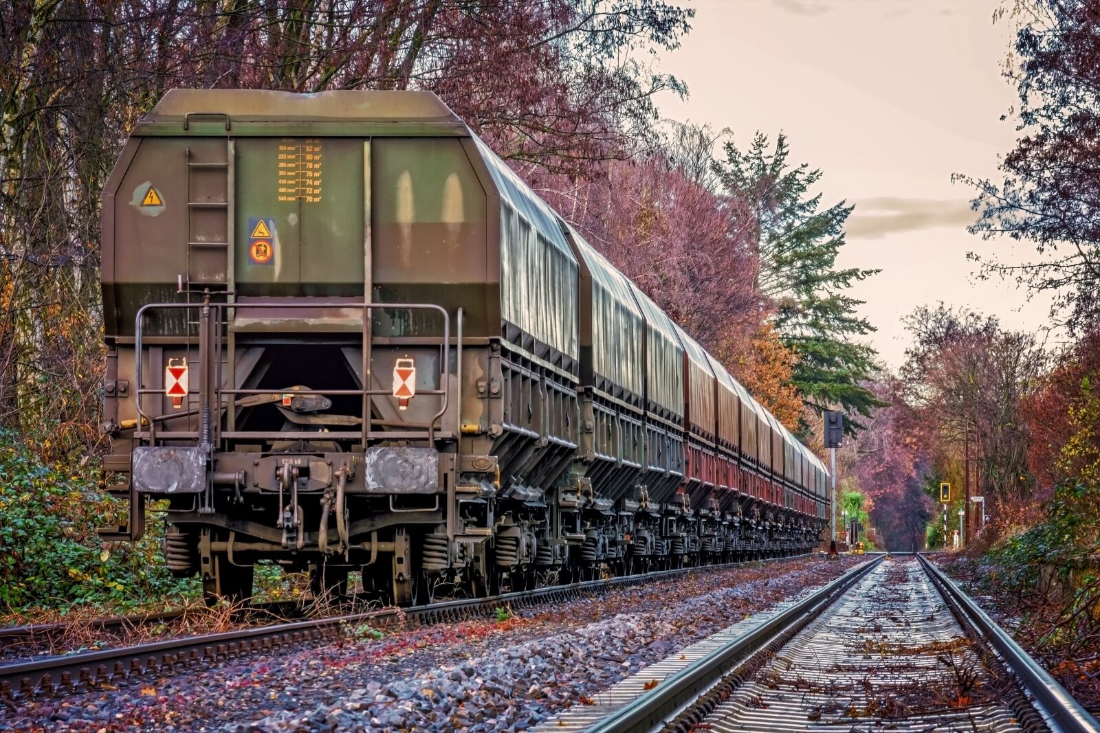 Nikon D3300 sample photo. Wagon, train, track photography
