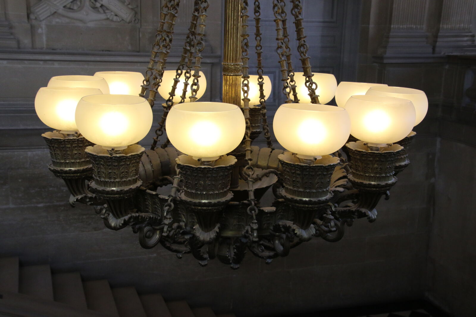Canon EOS 7D Mark II sample photo. Bronze, chandelier, france, french photography