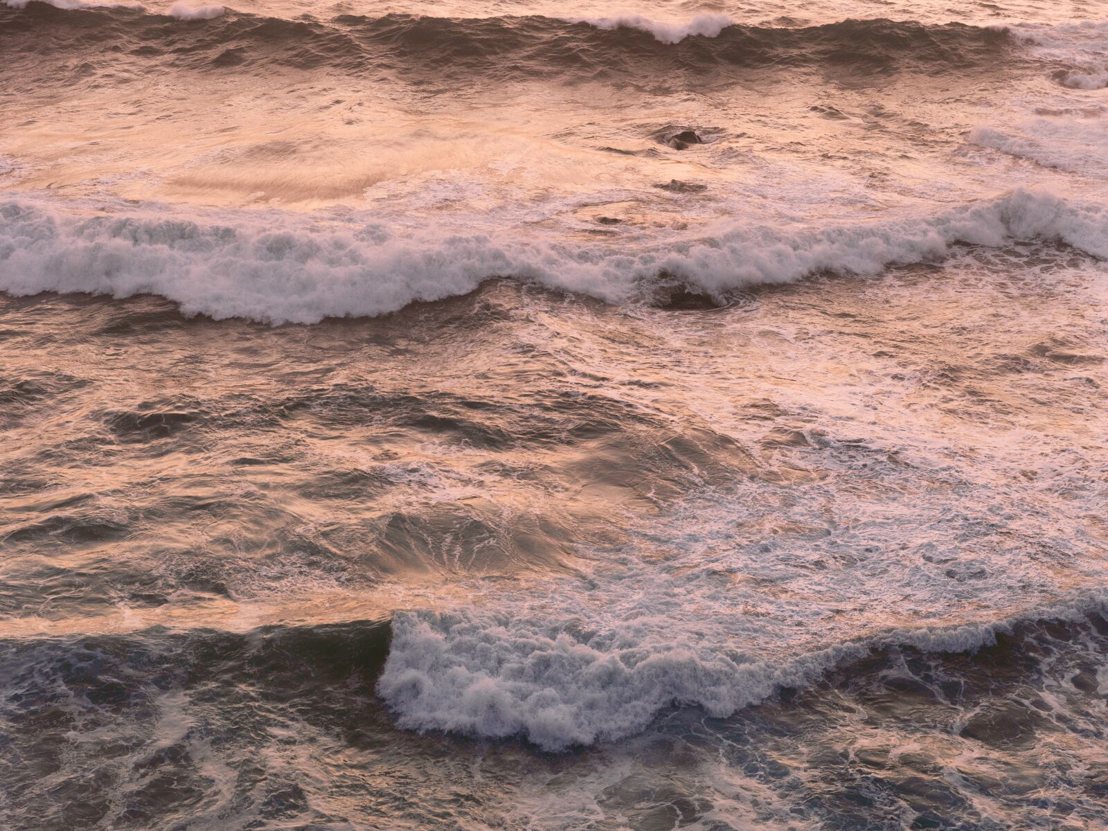 Canon EOS 5D Mark II sample photo. Ocean sunset, evening, waves photography