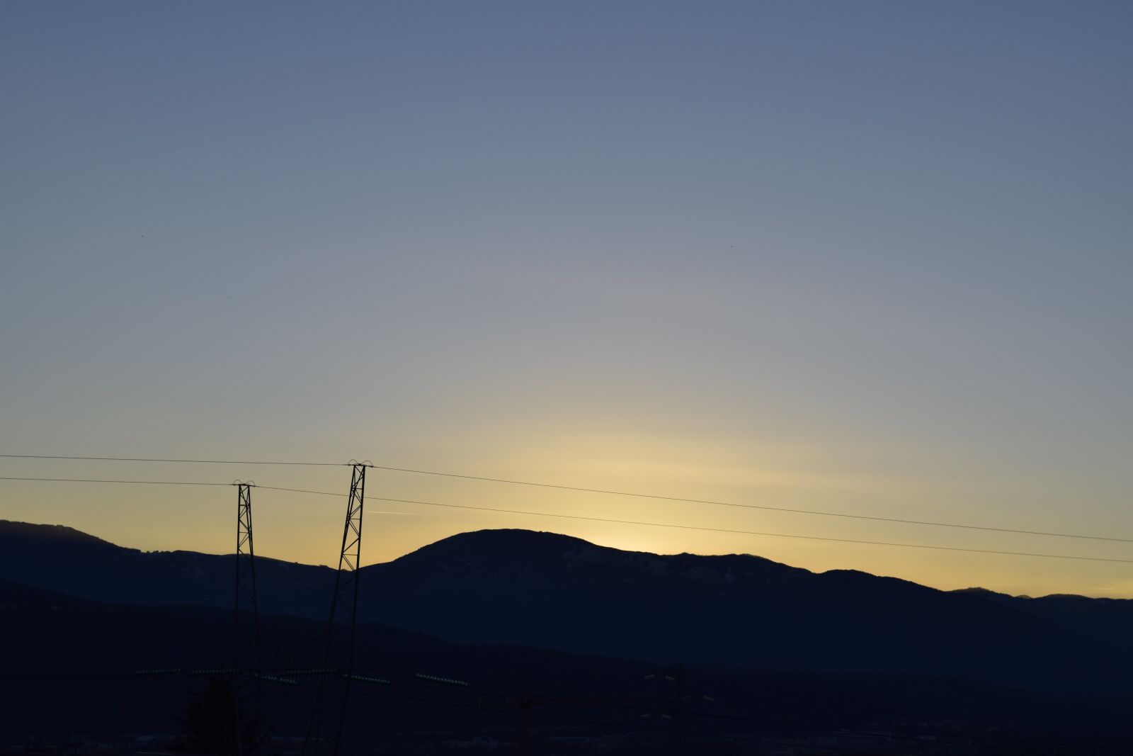 Nikon D3300 sample photo. Sunset, sun, mountain photography