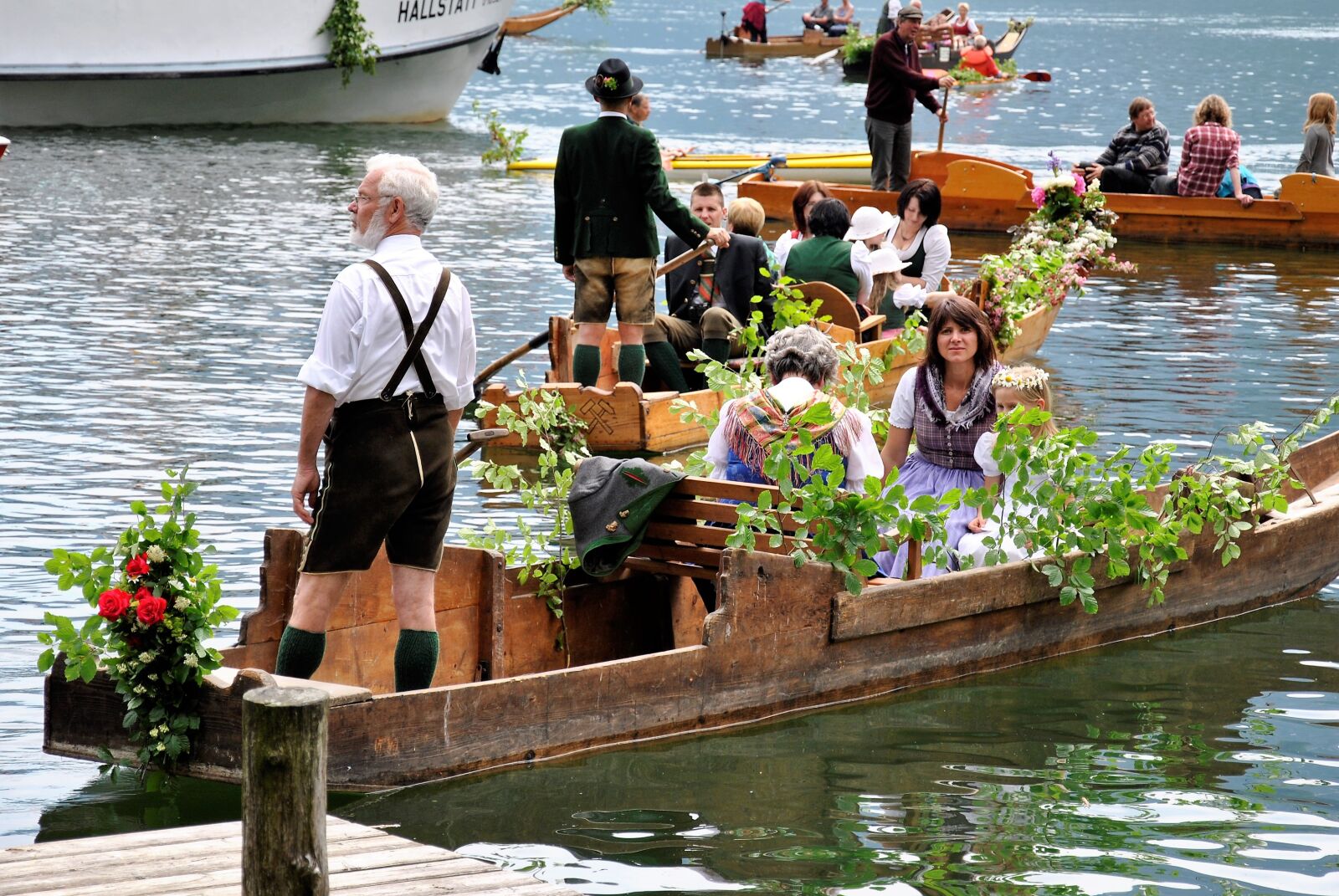 Nikon D3000 sample photo. Boat, water, procession photography