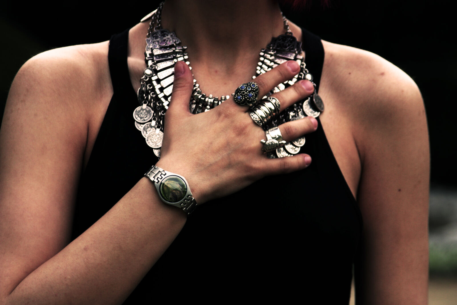 Canon EOS 450D (EOS Rebel XSi / EOS Kiss X2) sample photo. Access, beautiful, girl, black photography
