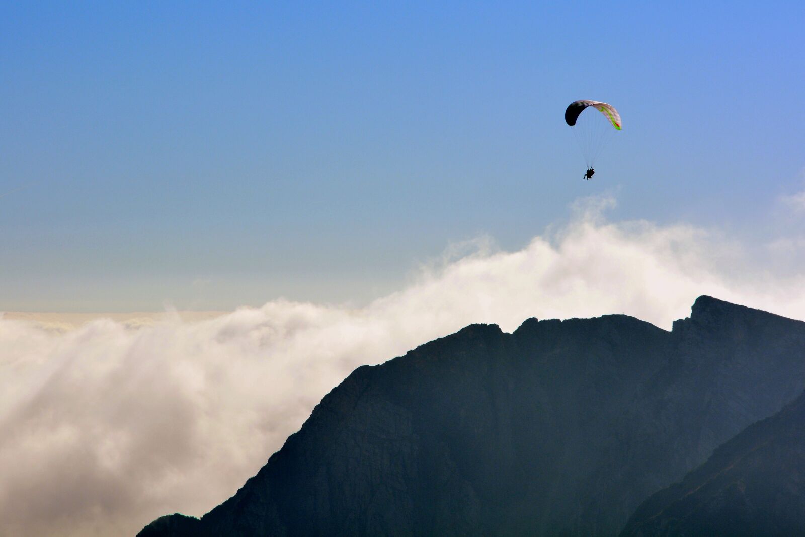 Nikon D7100 sample photo. Paragliding, mountain, fly photography