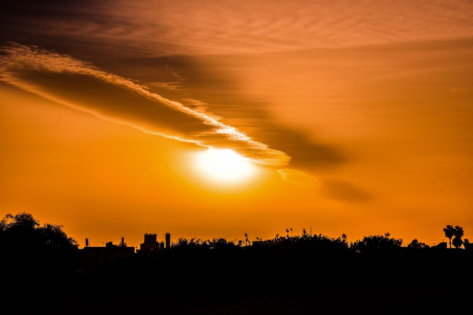 Nikon D3300 sample photo. Sunset, sky, clouds photography