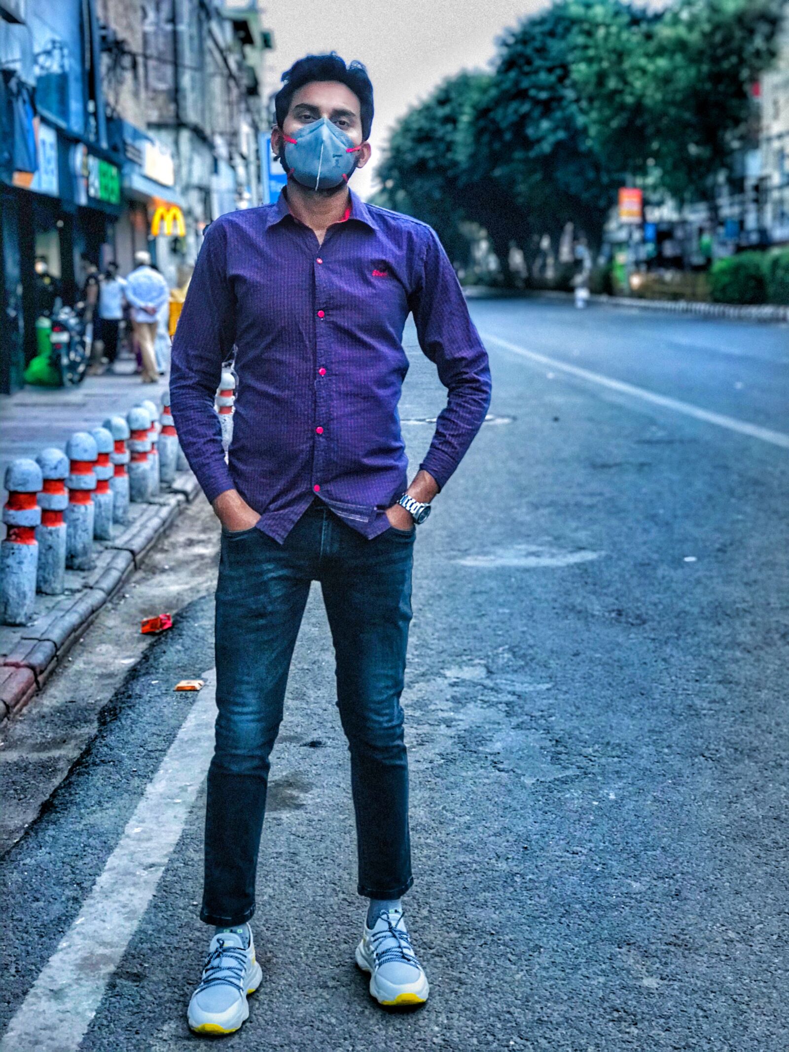 Apple iPhone 7 Plus sample photo. Covid-19, indian, corona photography