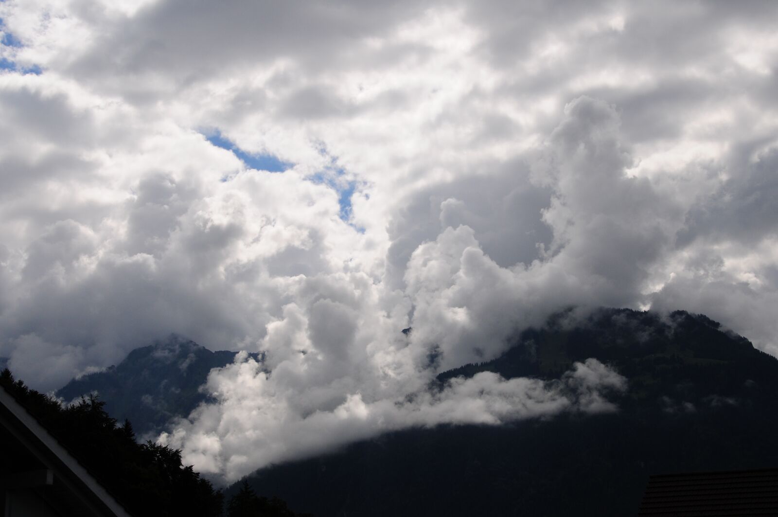 Nikon D300 sample photo. Clouds, alpine, switzerland photography