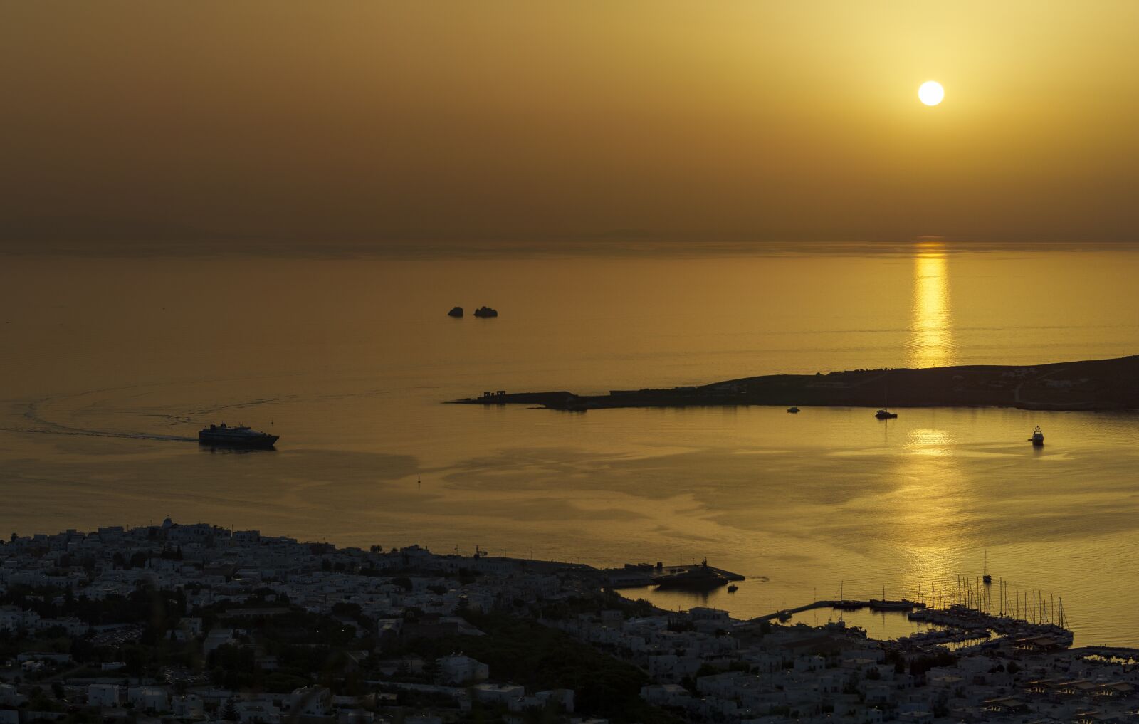 Nikon D7000 sample photo. Sunset, island, greek photography