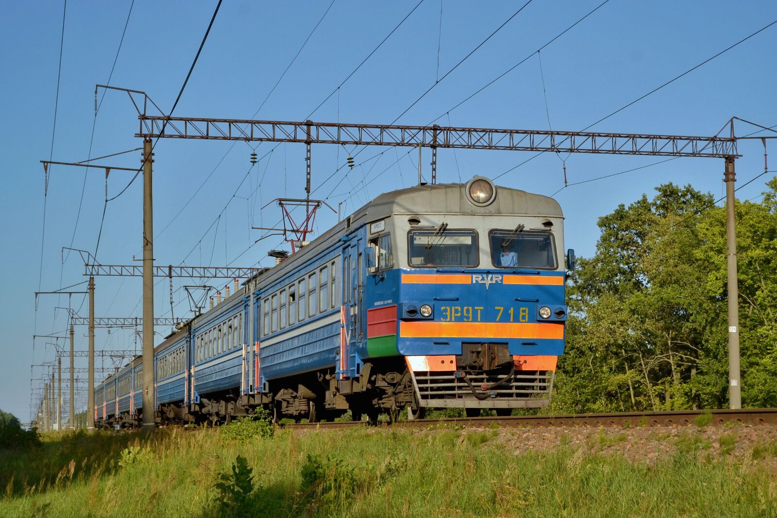 Nikon D3100 sample photo. Train, electric train, elektrichka photography