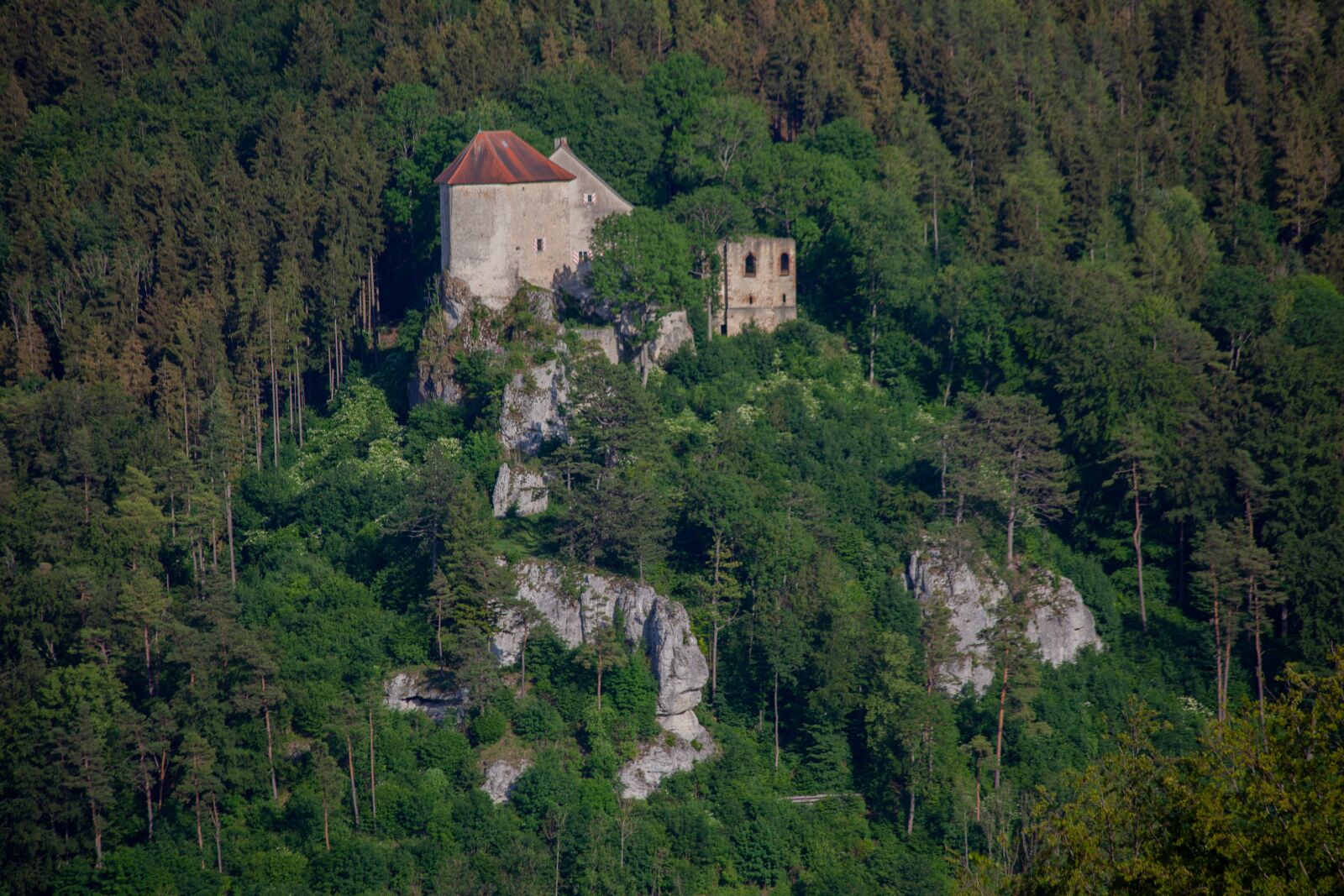 Canon EOS 5D Mark II sample photo. Castle, castle rock, fairy photography