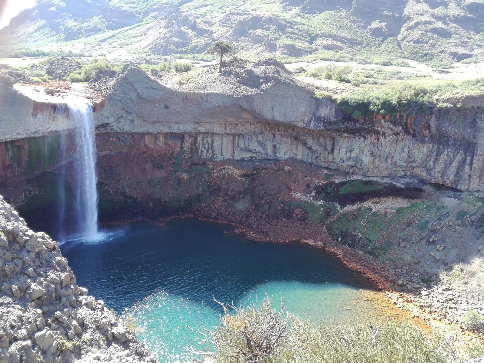 HUAWEI Y6II sample photo. Waterfall, salto del agrio photography