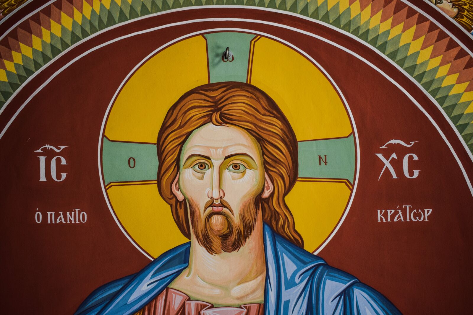 Nikon D3300 sample photo. Pantocrator, jesus christ, angels photography