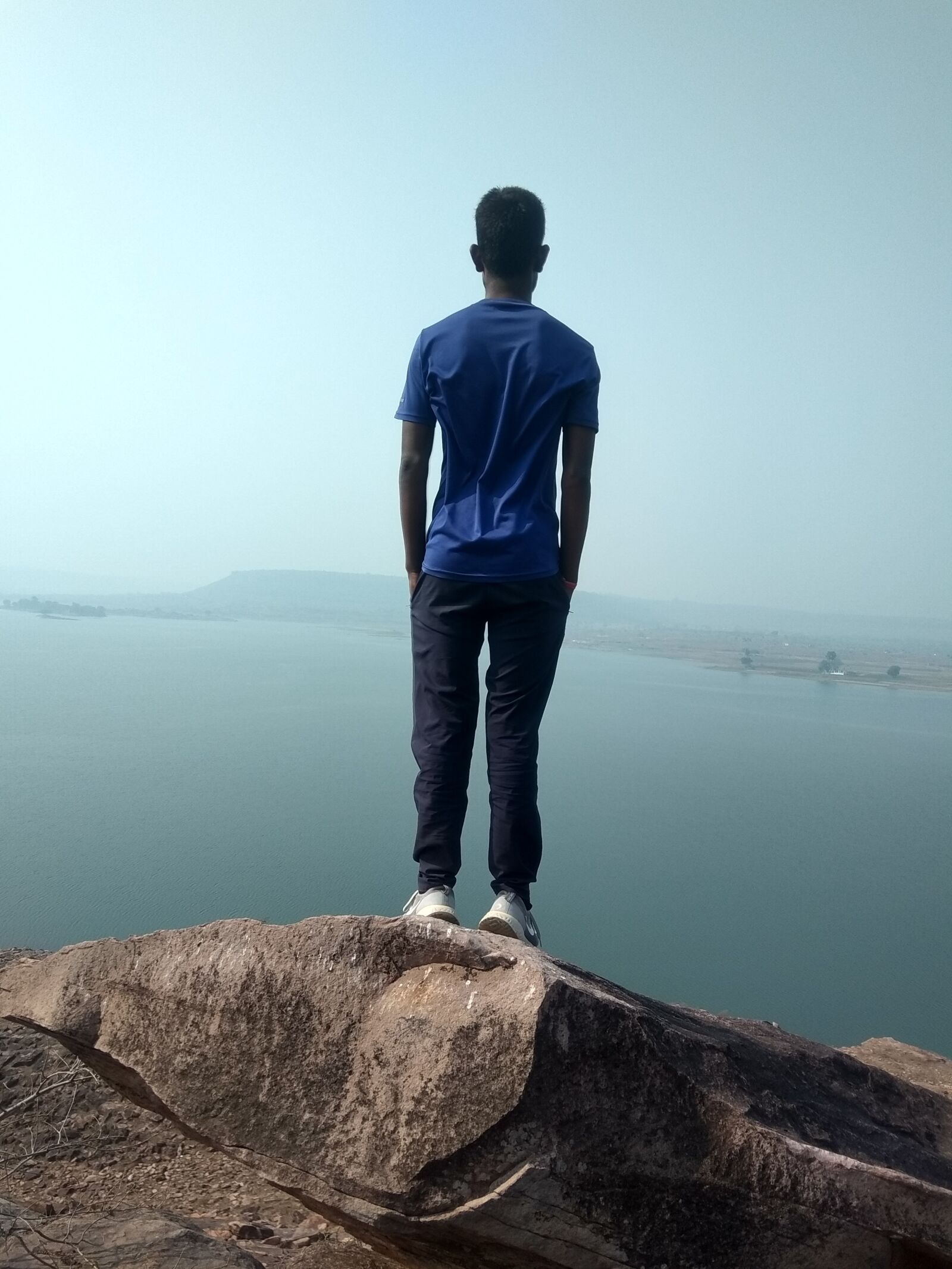 Xiaomi Redmi Note 5A sample photo. Dam, thought, hill photography