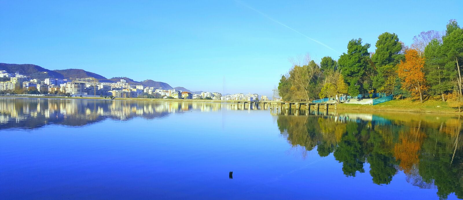 Samsung Galaxy Note5 sample photo. Lake, tirane, albania photography