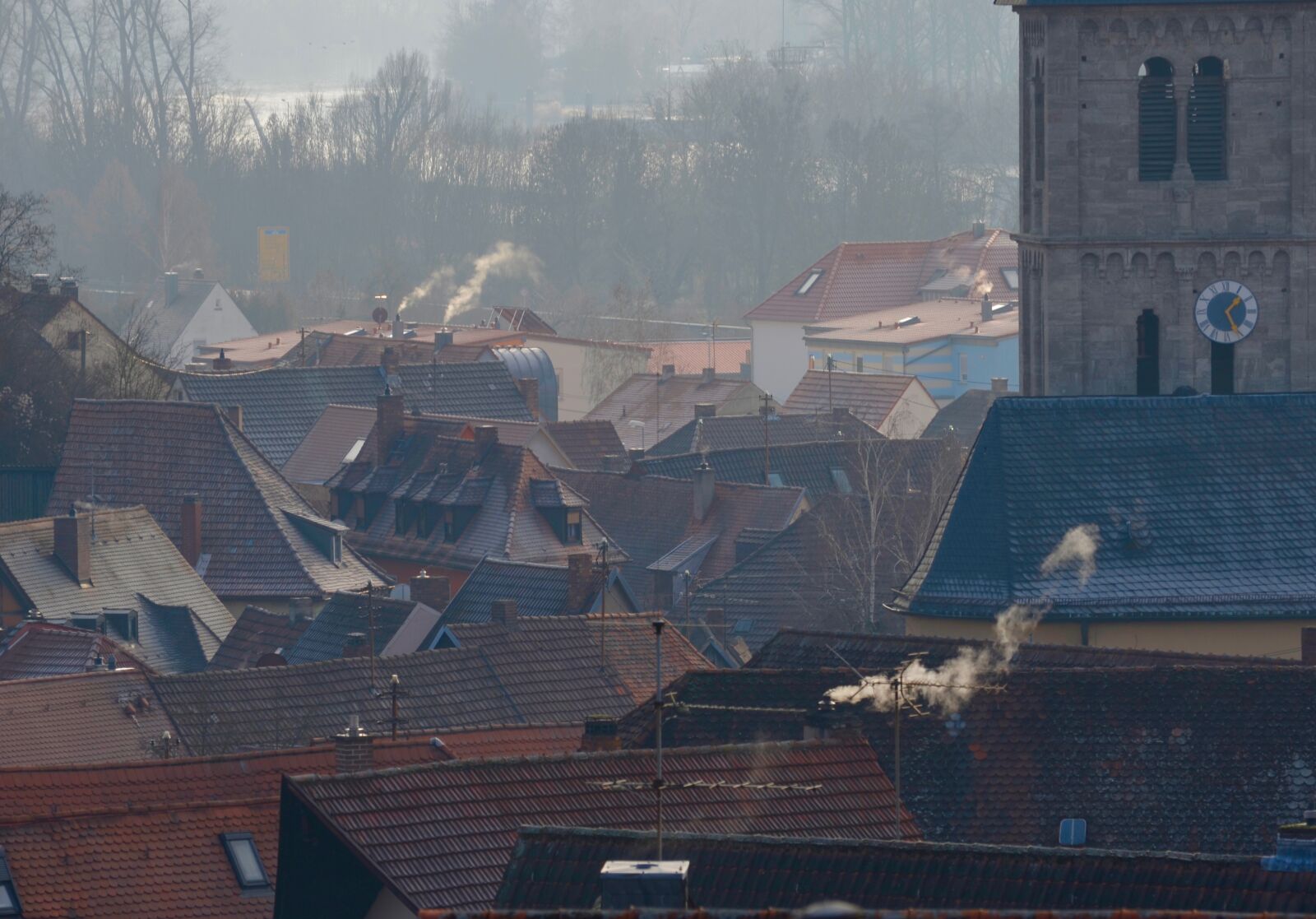 Nikon D5100 sample photo. Village, roofs, chimney photography