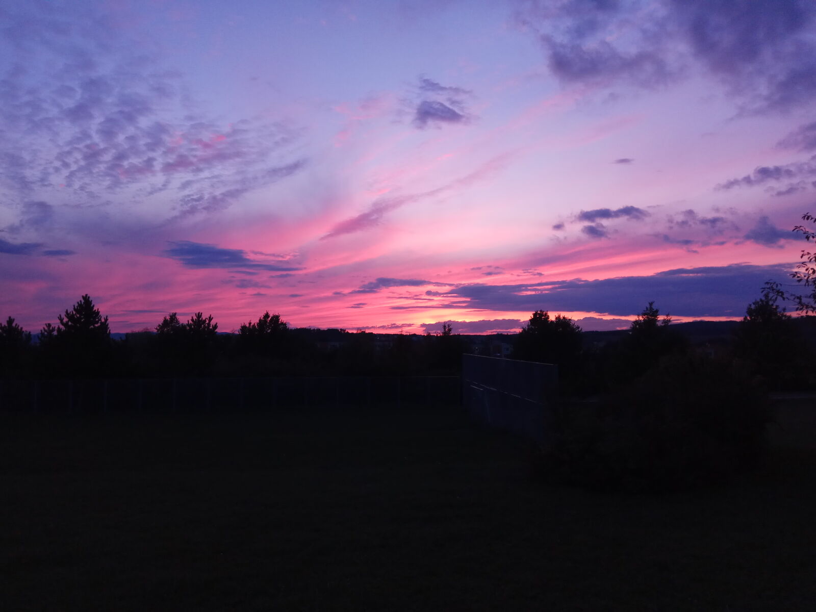 Xiaomi Redmi Note 4 sample photo. Nature, purple, sunset photography
