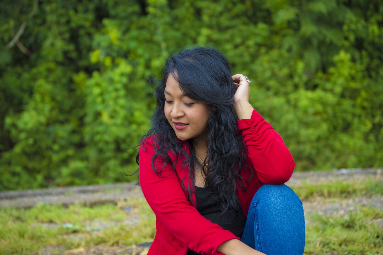 Nikon D3200 sample photo. Women, thinking, reflecting photography