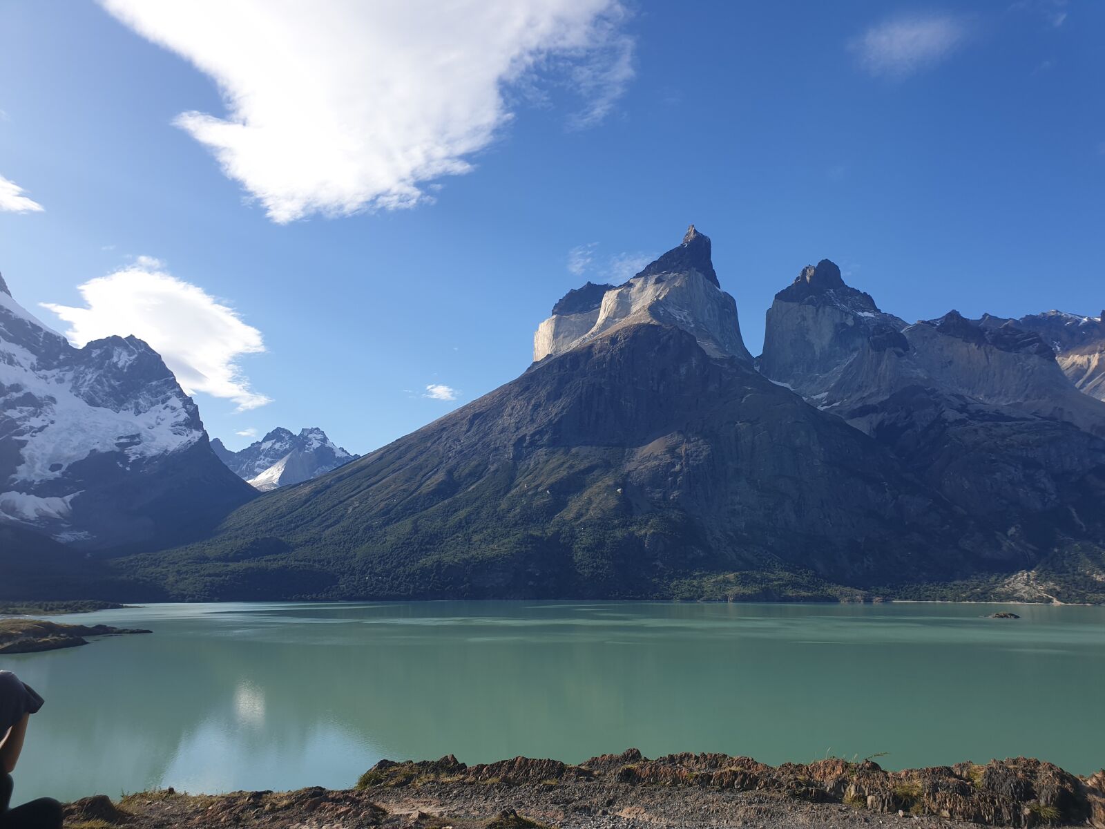 Samsung Galaxy S9 sample photo. Torres del paine, lake photography