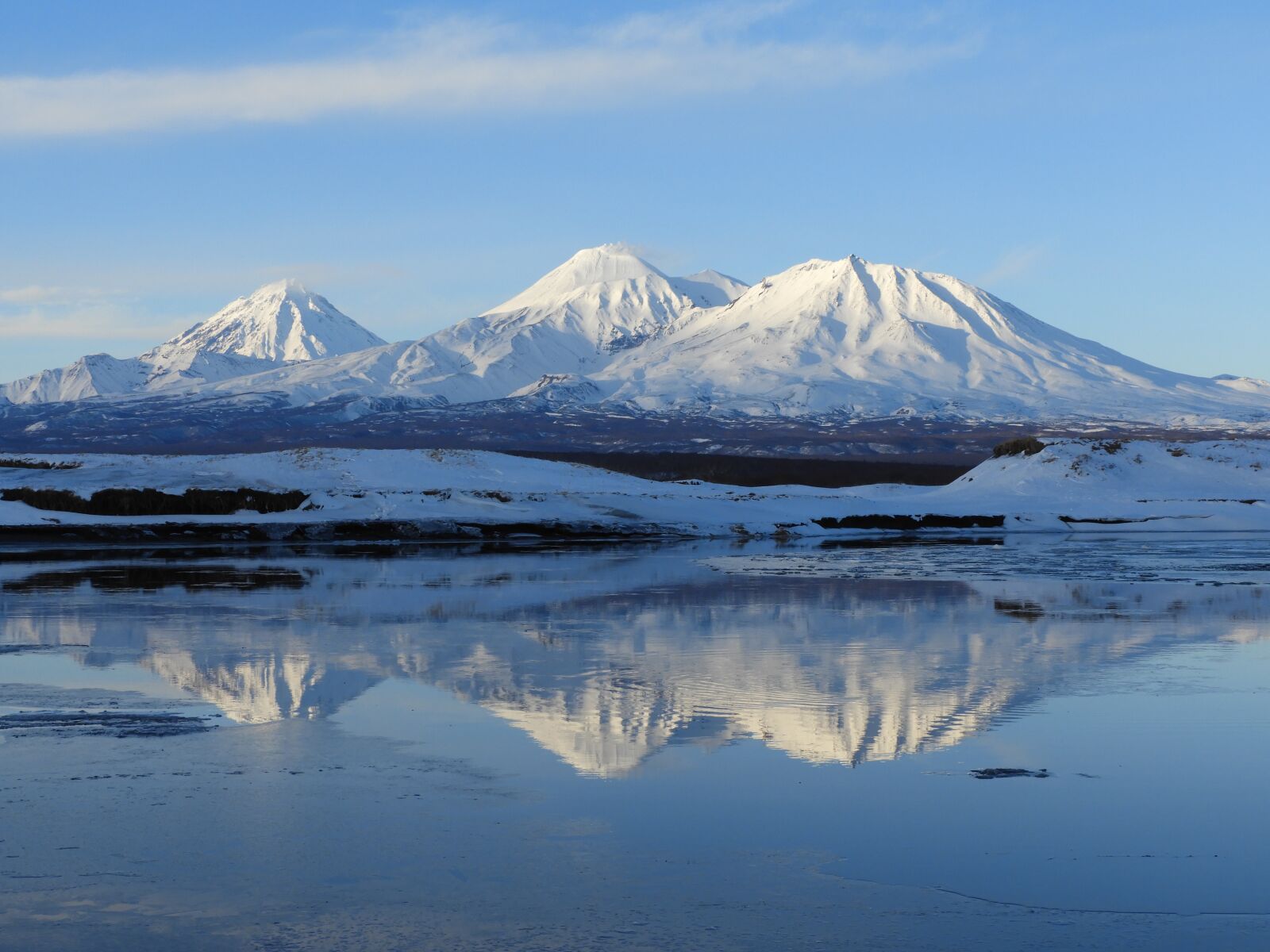 Nikon Coolpix B700 sample photo. Kamchatka, volcanoes, reflection photography