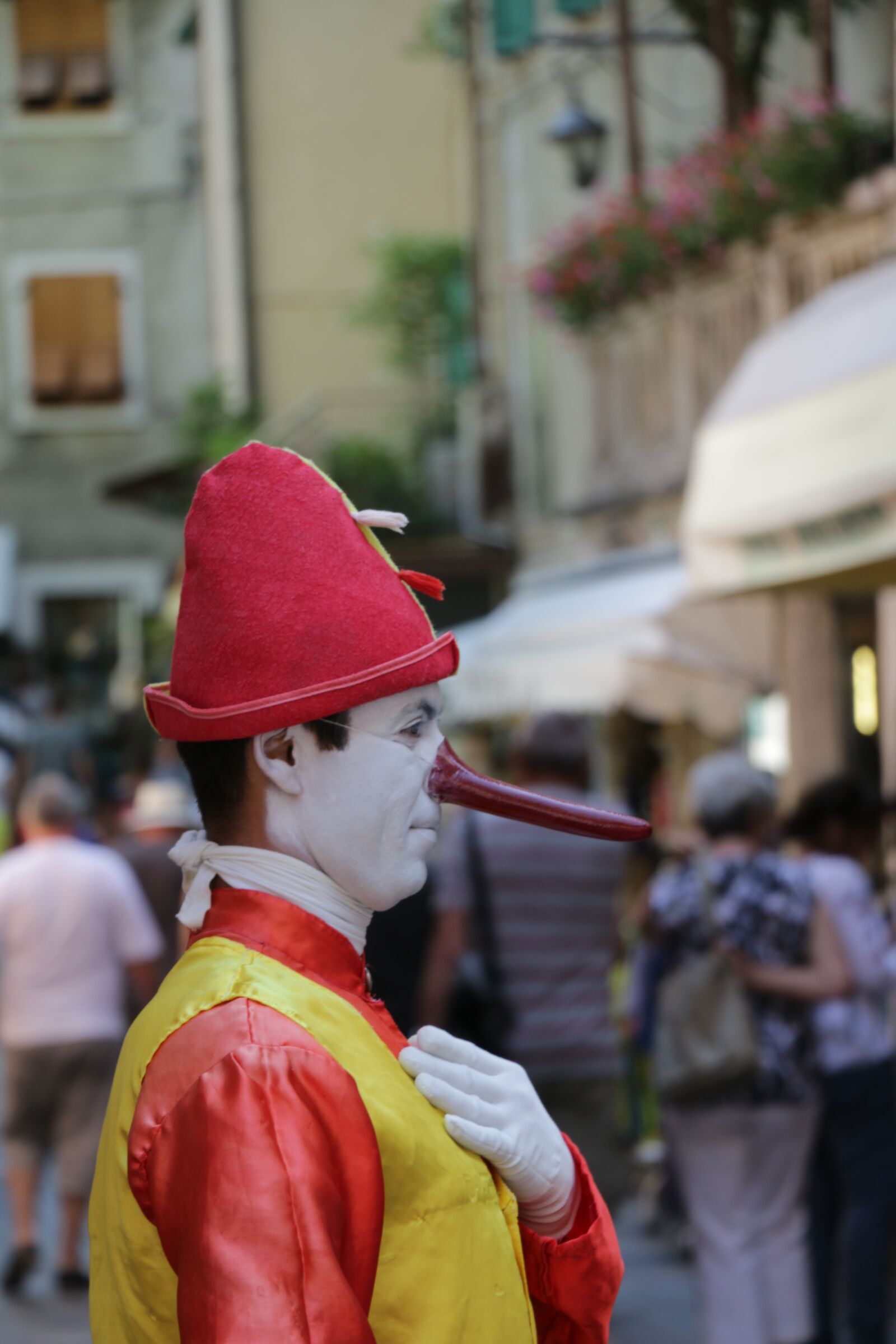 Canon EOS 70D sample photo. Clown, italy, garda photography