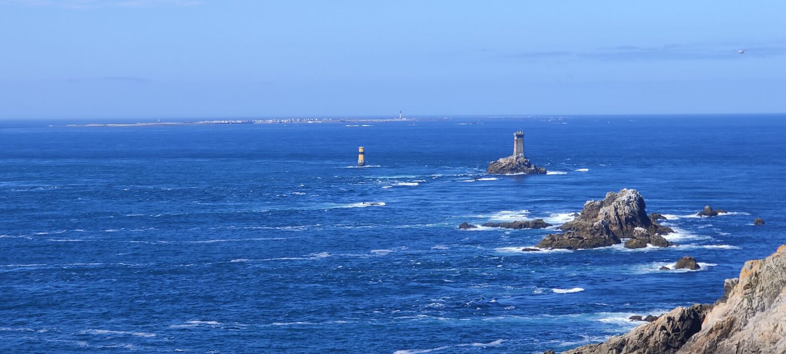 OnePlus HD1913 sample photo. Sea, island, rocks photography