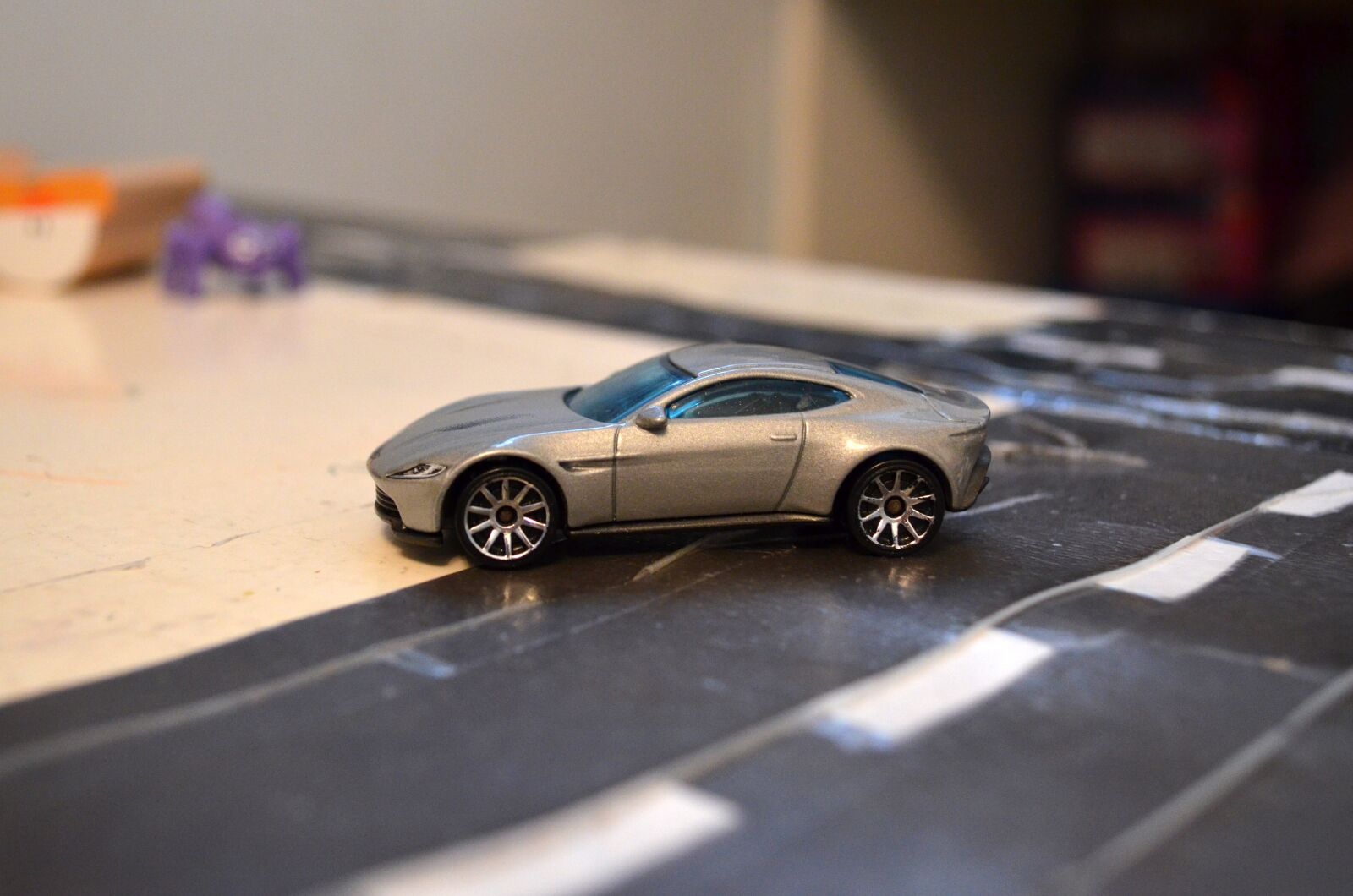 Nikon D5100 sample photo. Car, toy, table photography
