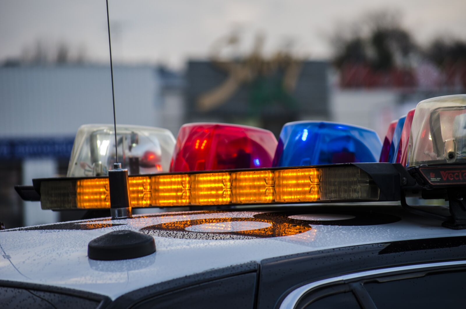 Nikon D5100 sample photo. Cruiser, light, police car photography