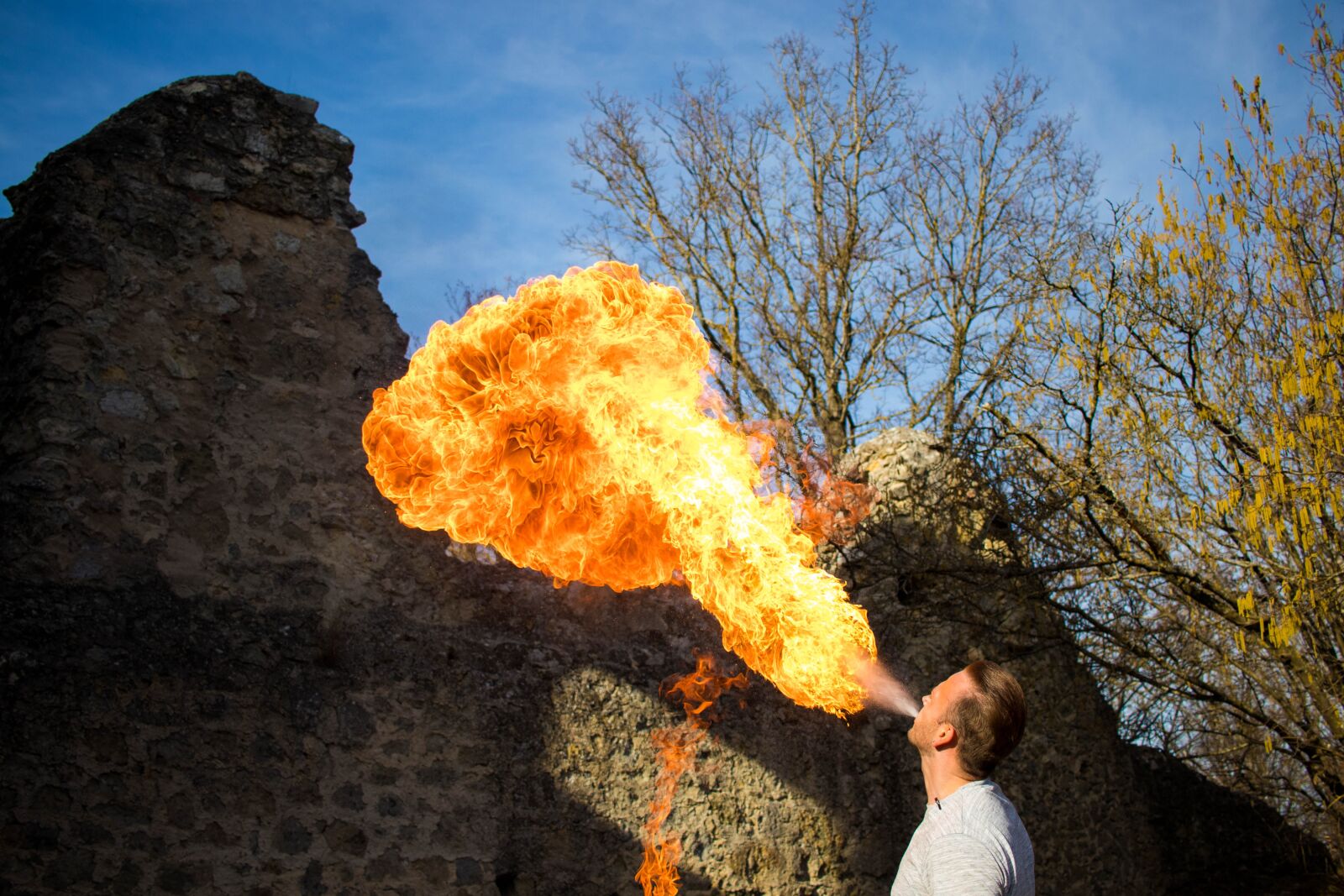 Canon EF-S 24mm F2.8 STM sample photo. Fire haunt, fire, flamen photography
