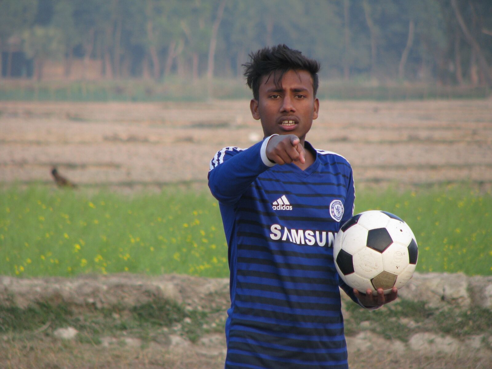Canon POWERSHOT S5 IS sample photo. Football, village, bangladesh photography