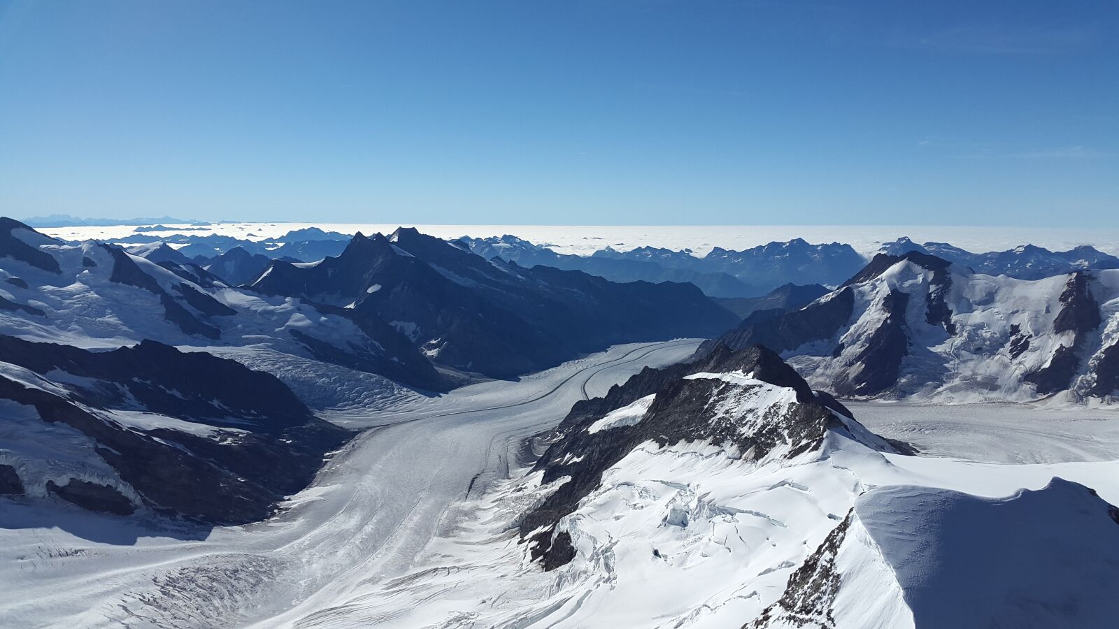 Samsung Galaxy Alpha sample photo. Great aletsch glacier, glacier photography