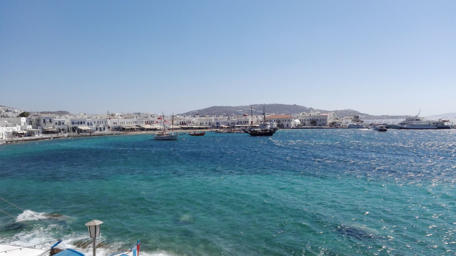 HUAWEI P8 Lite sample photo. Mykonos, chora, greece photography