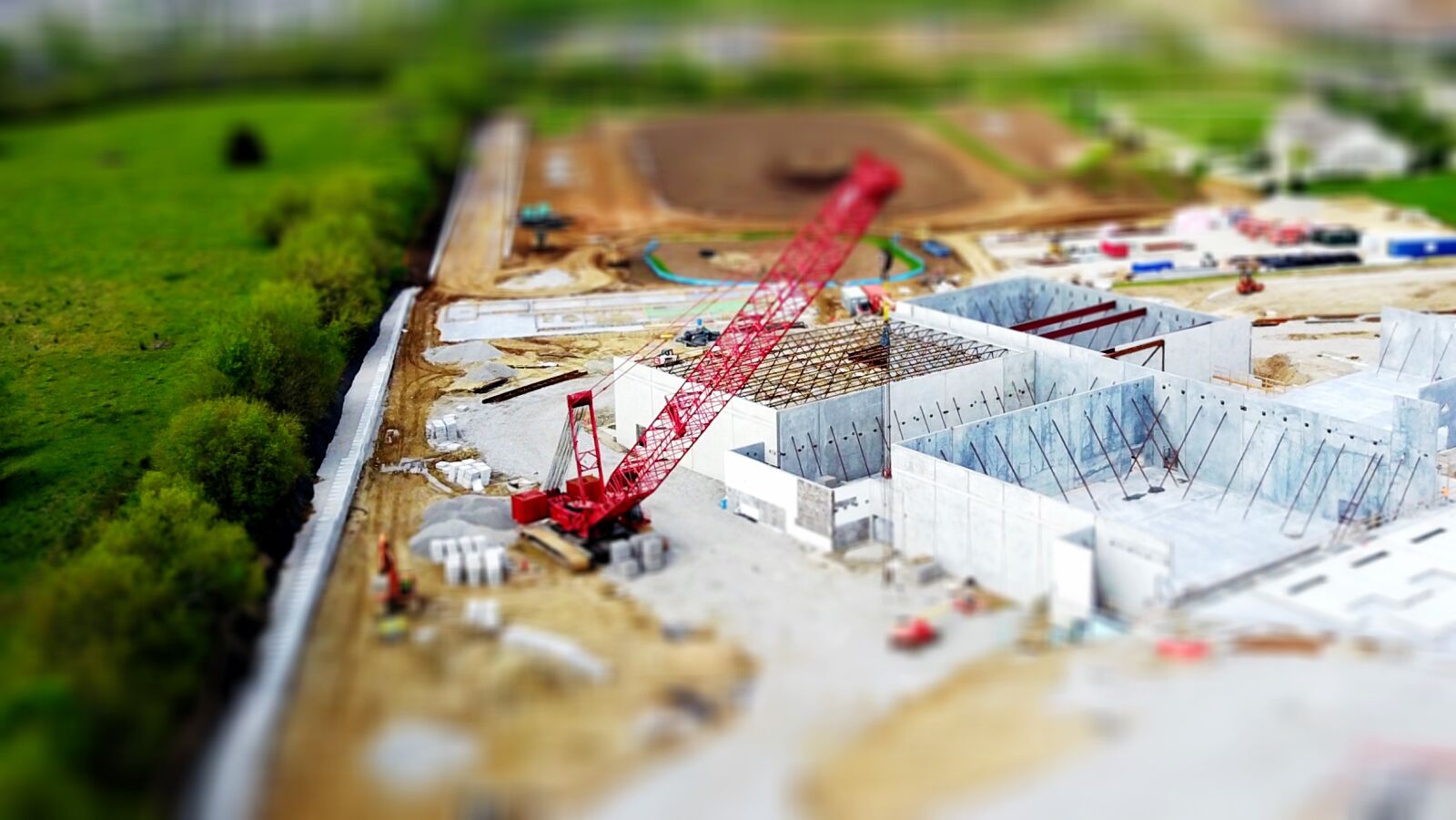 DJI FC220 sample photo. Architecture, blur, building, colourful photography