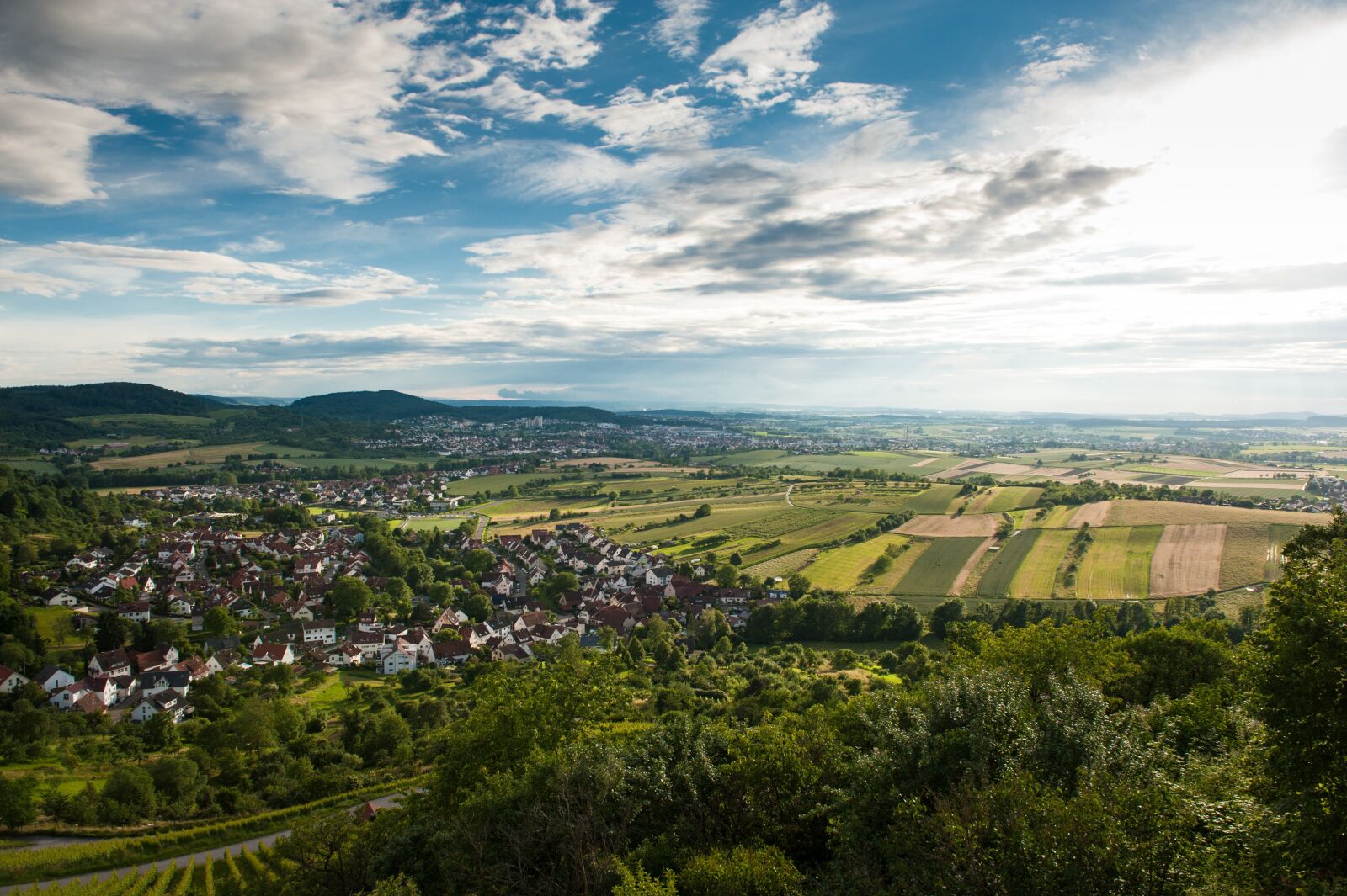 Nikon D700 sample photo. Landscape, baden-würrtemberg, clouds photography
