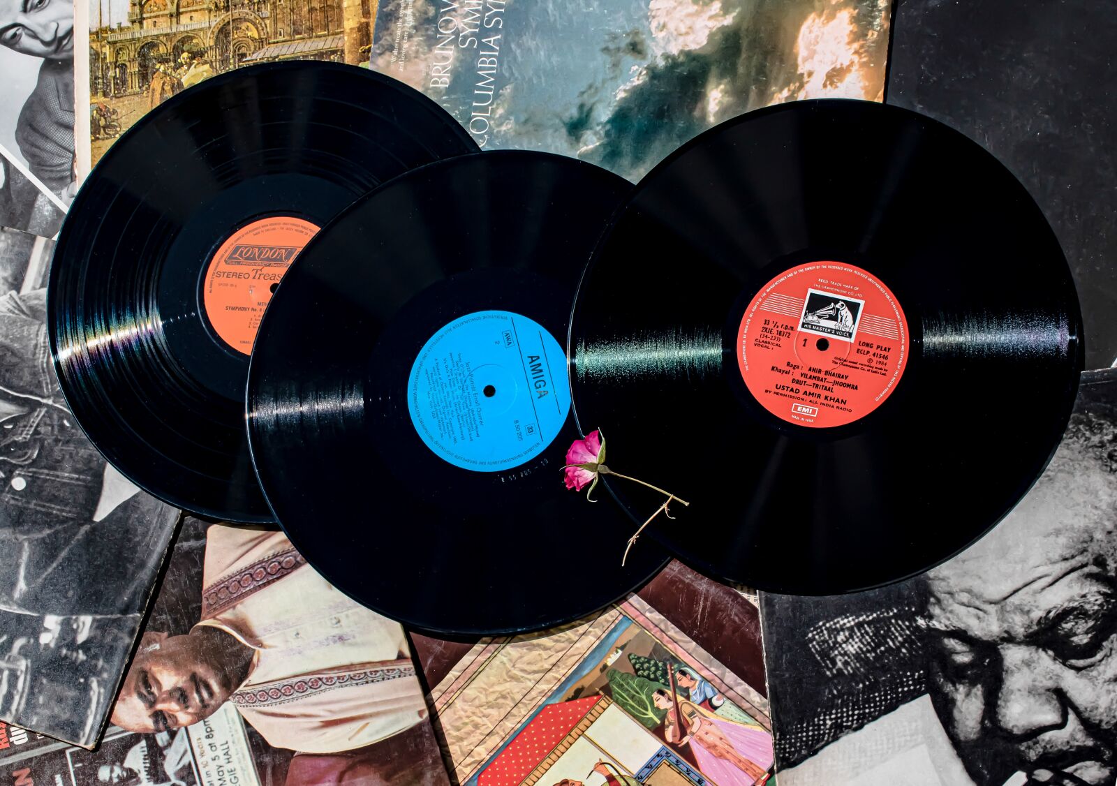 Nikon D5600 sample photo. Vinyl, old records, music photography
