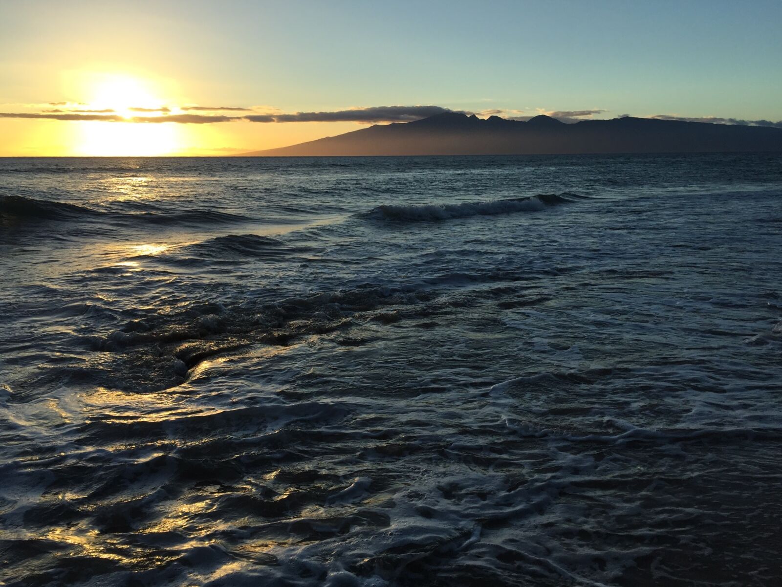 Apple iPhone 6 sample photo. Sunset, ocean, hawaii photography