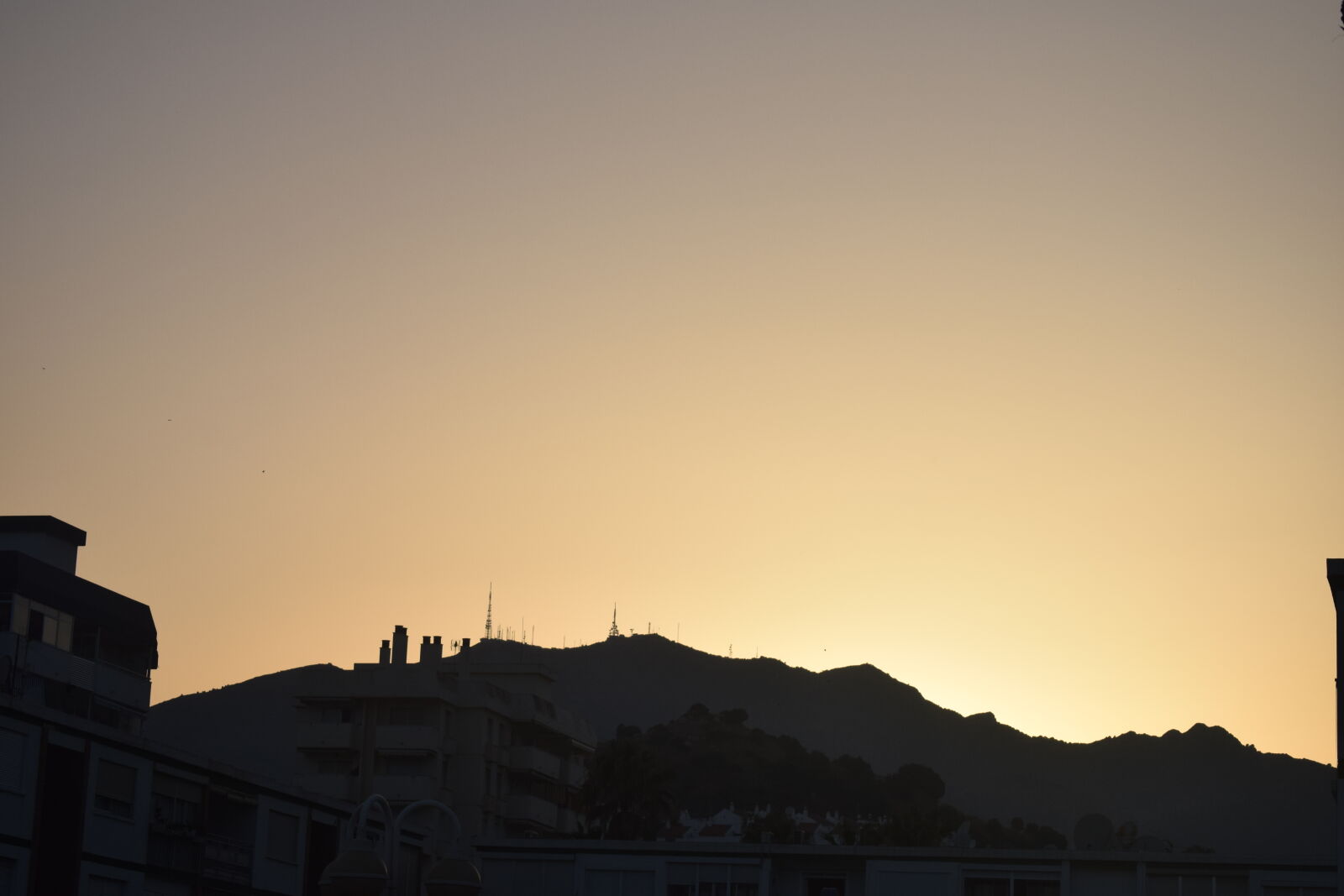 Nikon D3300 sample photo. Beautiful, mountain, sunset, orange photography