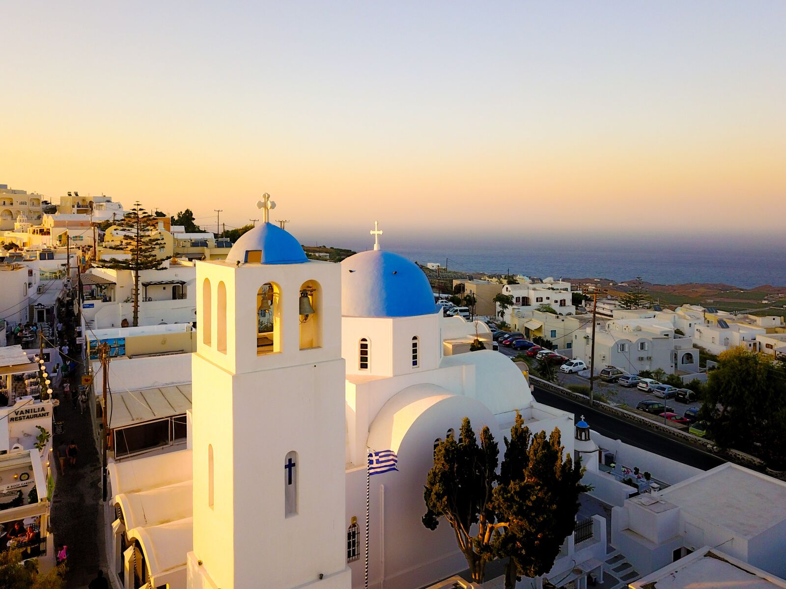 DJI FC220 sample photo. Greece, santorini, landscape photography