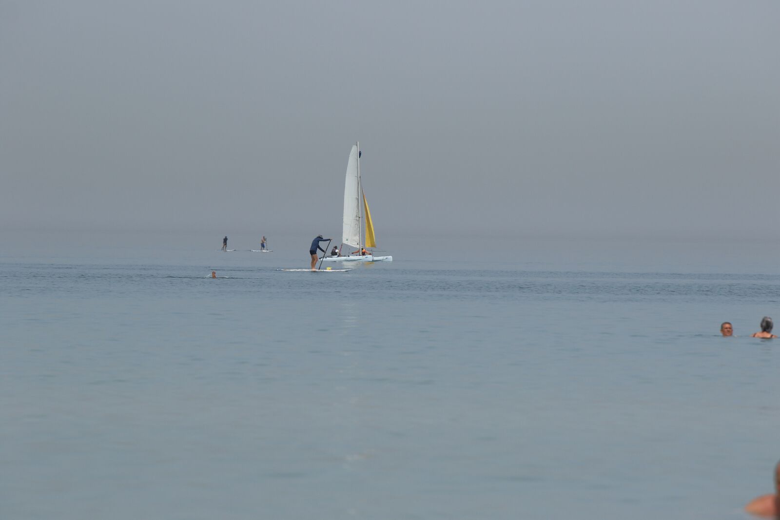 Canon EOS 7D Mark II sample photo. Sea, boat, surfer photography