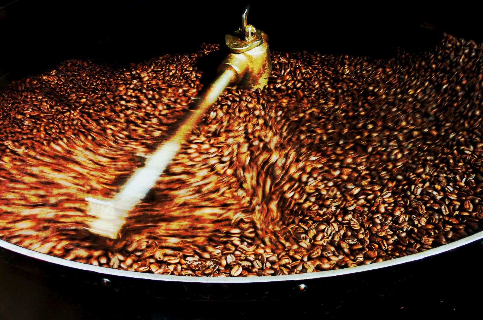 Panasonic DMC-TZ7 sample photo. Coffee beans, coffee, costa photography