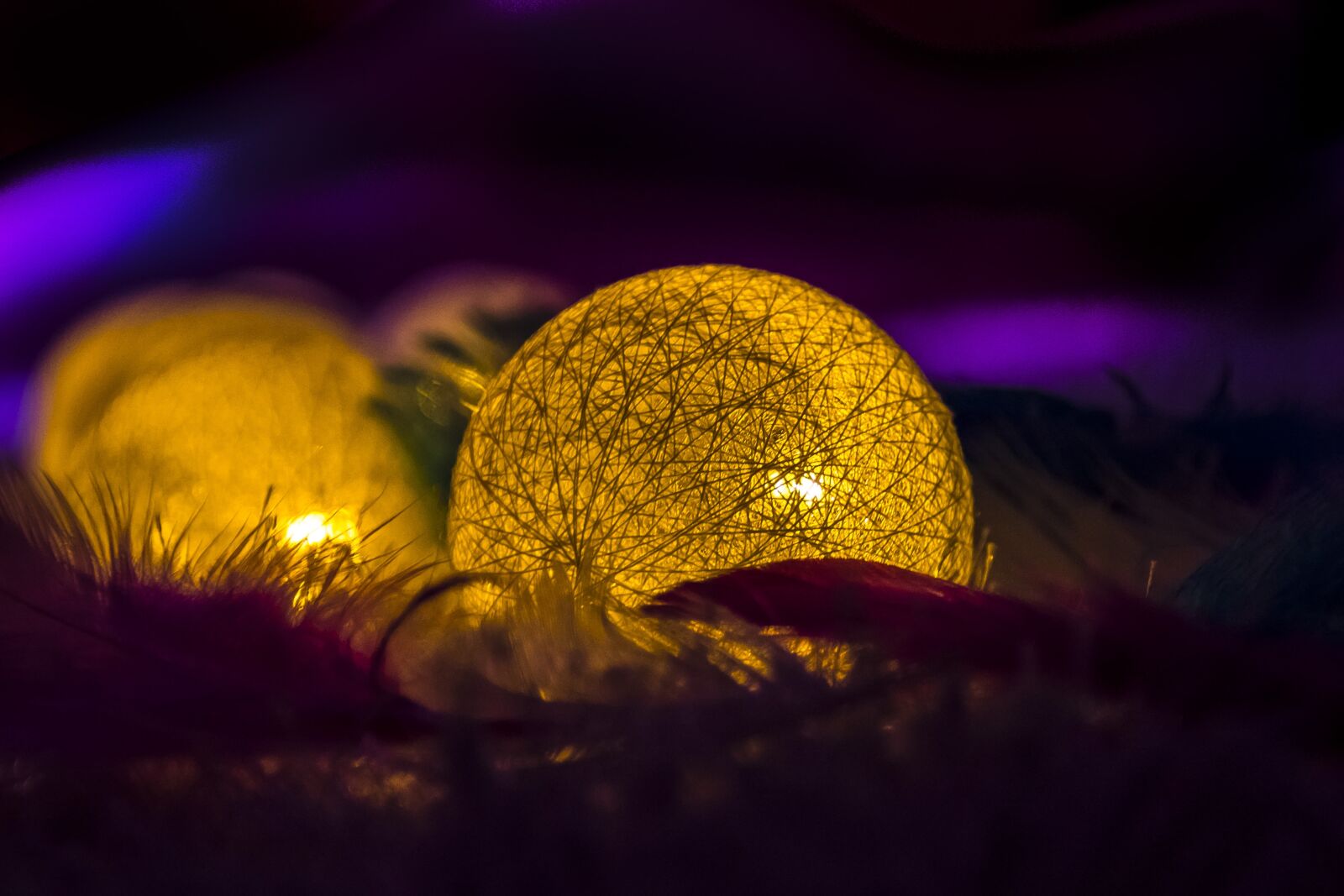 Nikon D750 sample photo. Balls, feather, color photography