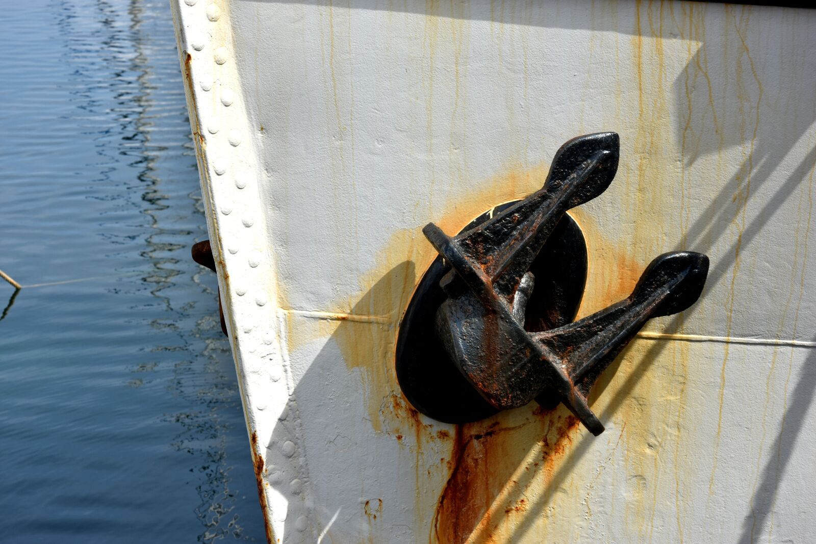 Nikon D7200 sample photo. Anchor, sea, ship photography