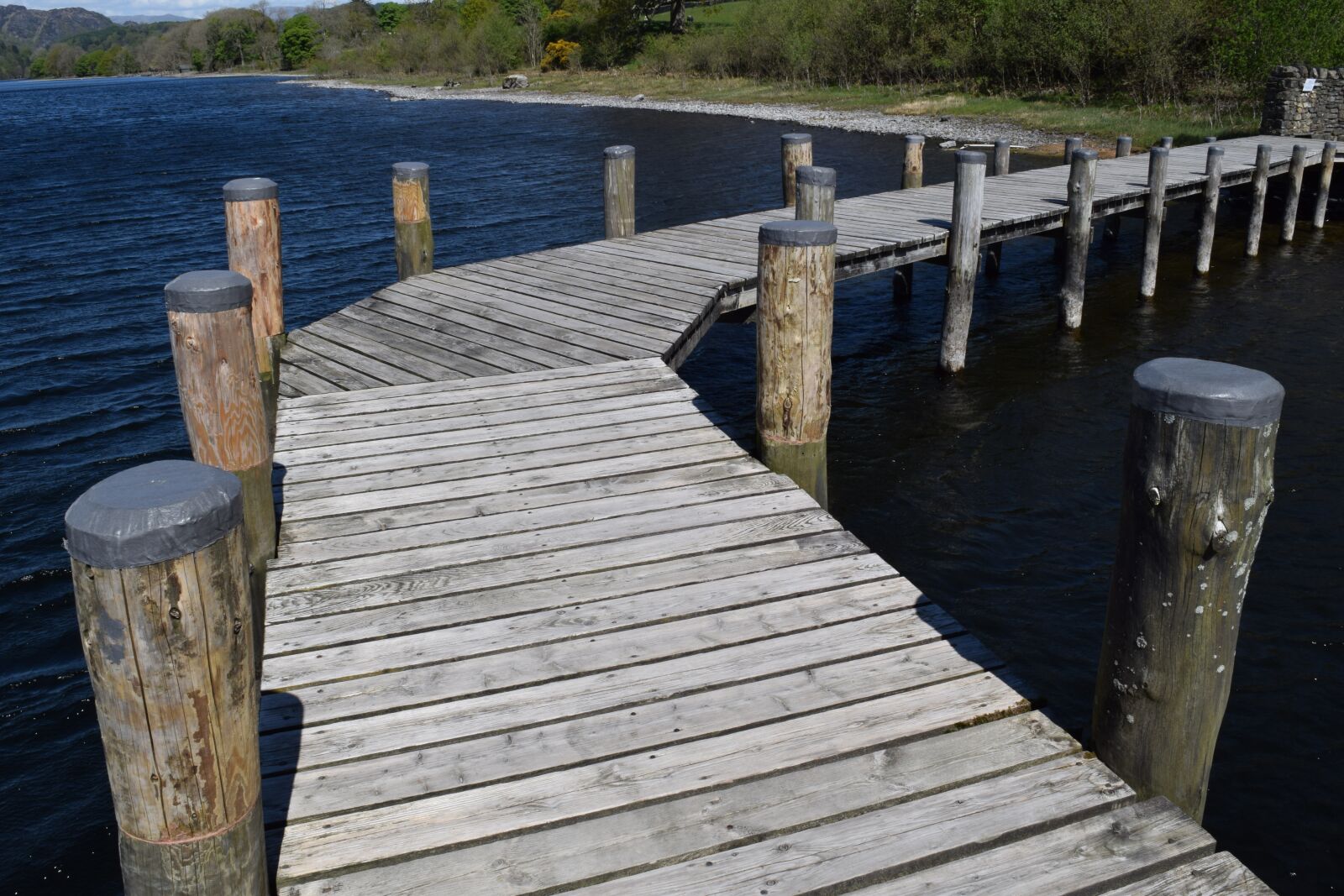 Nikon D5300 sample photo. Jetty, curve, water photography
