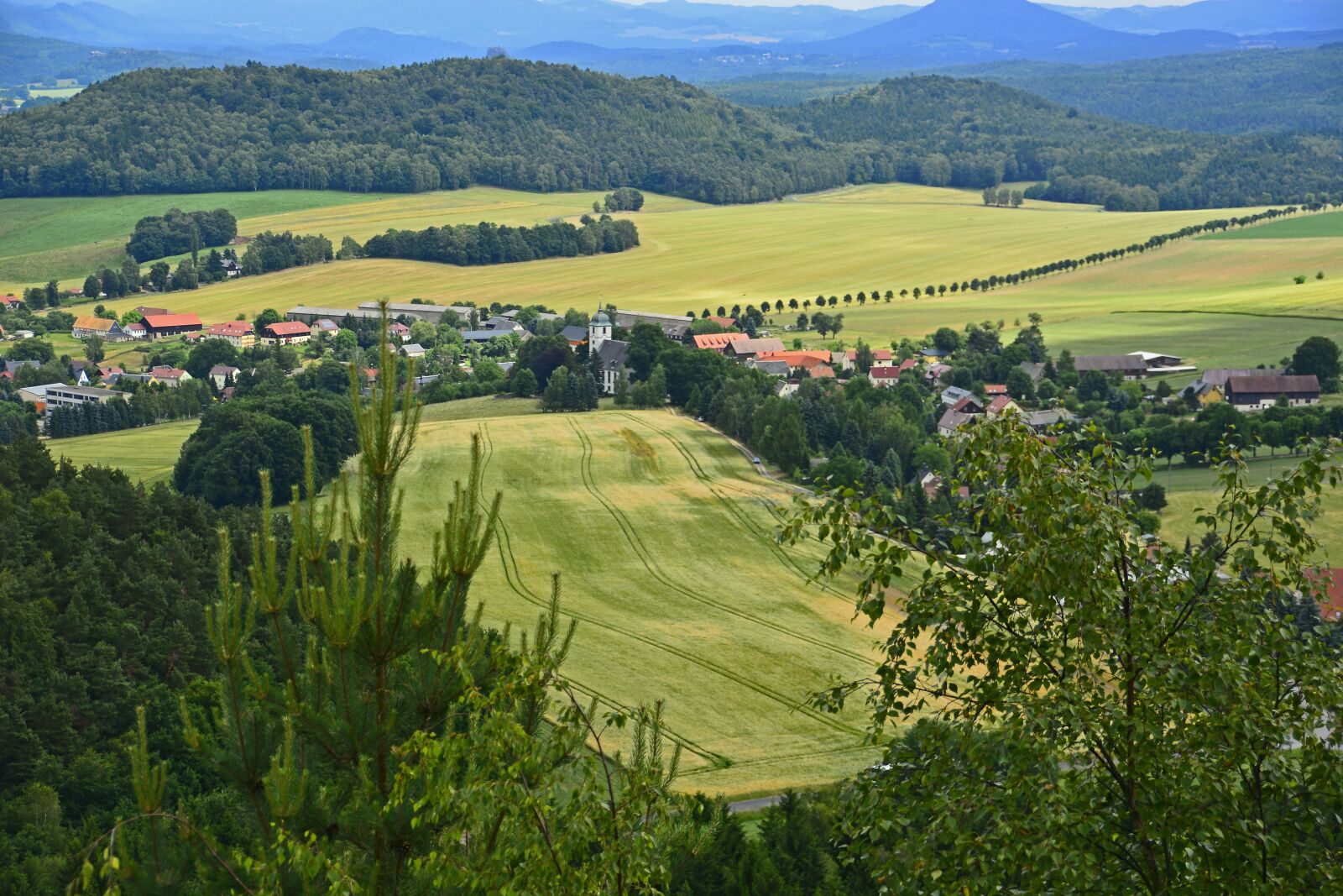 Nikon D7100 sample photo. Saxon switzerland, view, distant photography