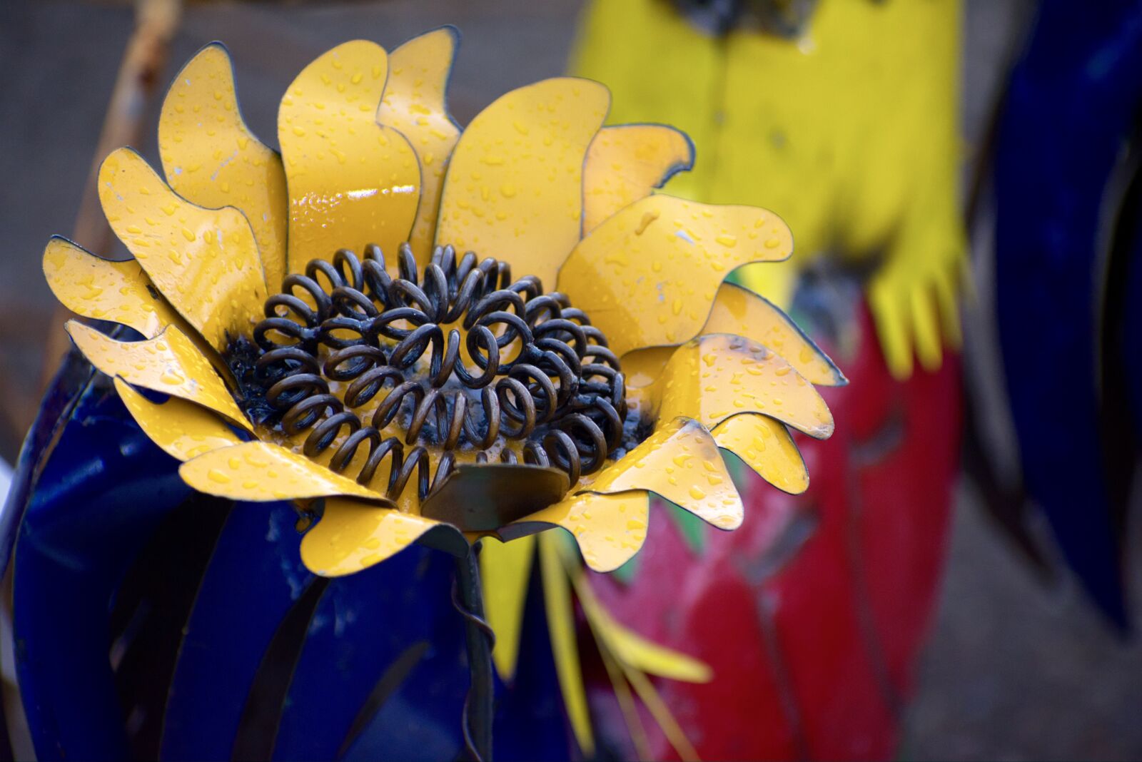 Nikon D3400 sample photo. Metal, flower, decorative photography