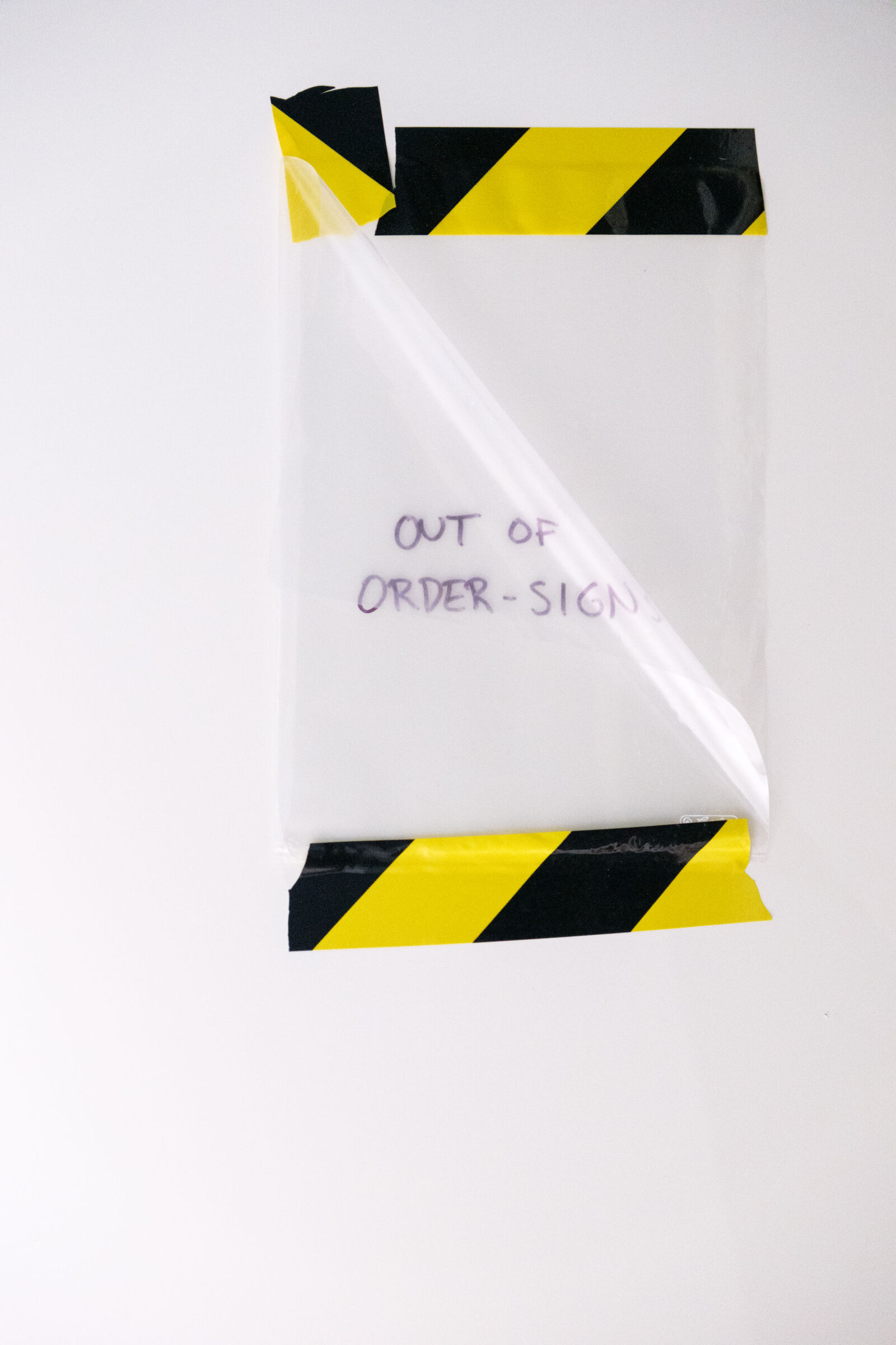 Fujifilm X-T5 sample photo. Out of order sign photography