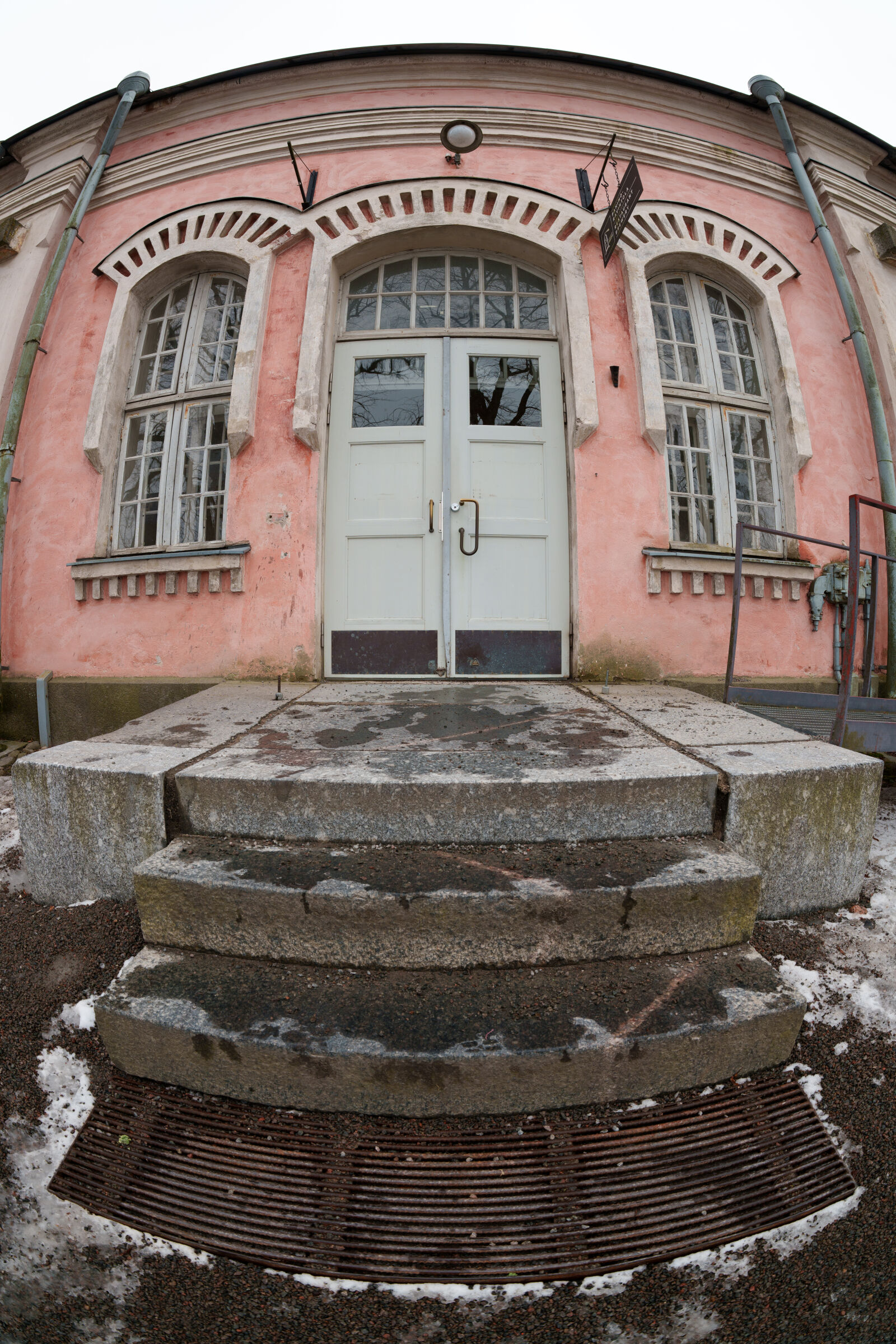 Sigma 15mm F1.4 DG DN Diagonal Fisheye Art sample photo. Stairs to indoor photography