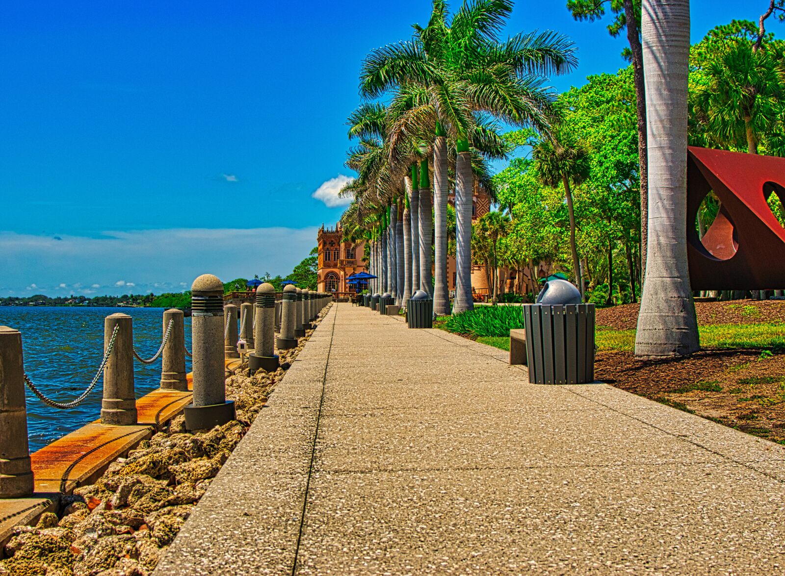 Nikon D5300 sample photo. Promenade, florida, sea photography